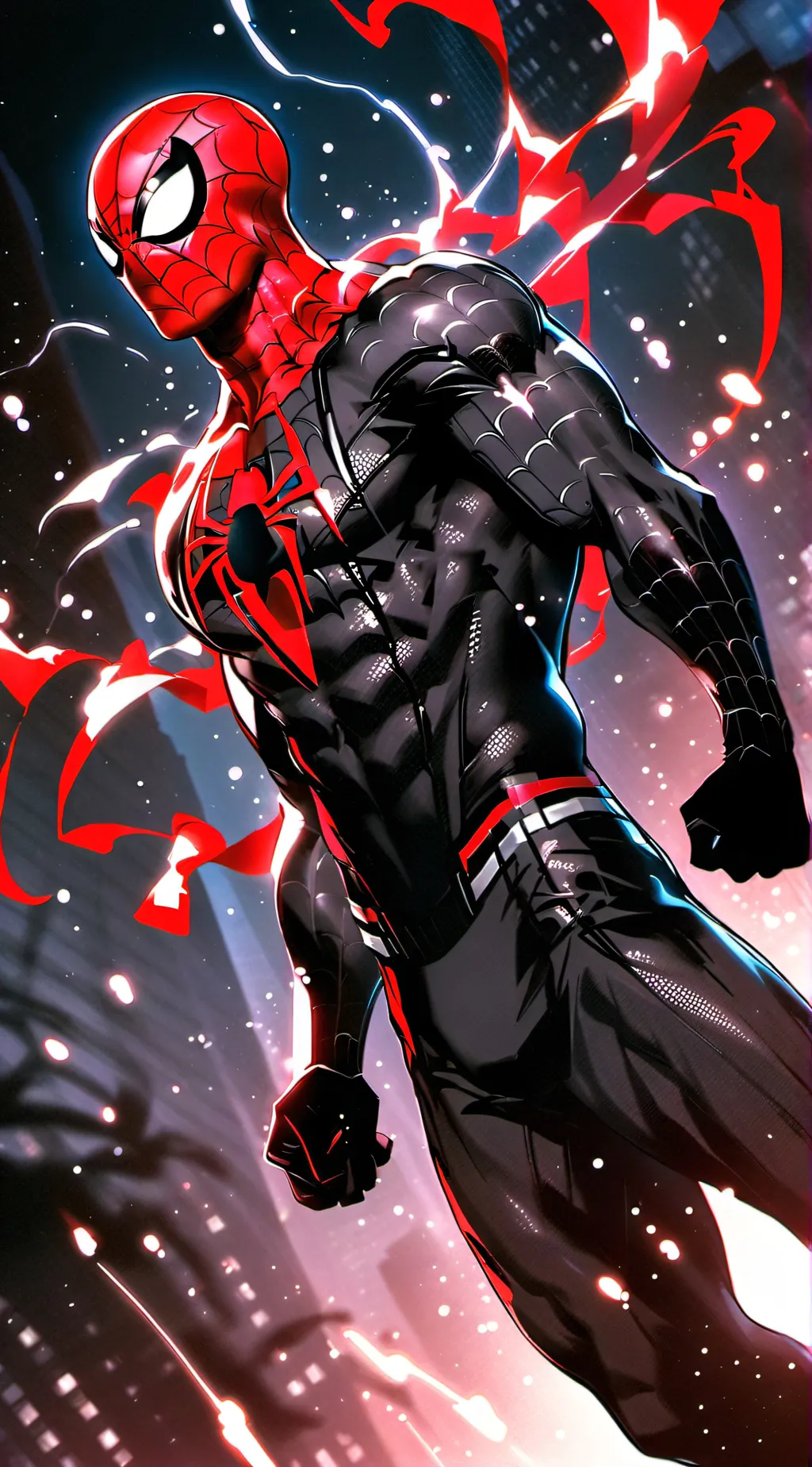 ai character: spider-man Series🕷 background