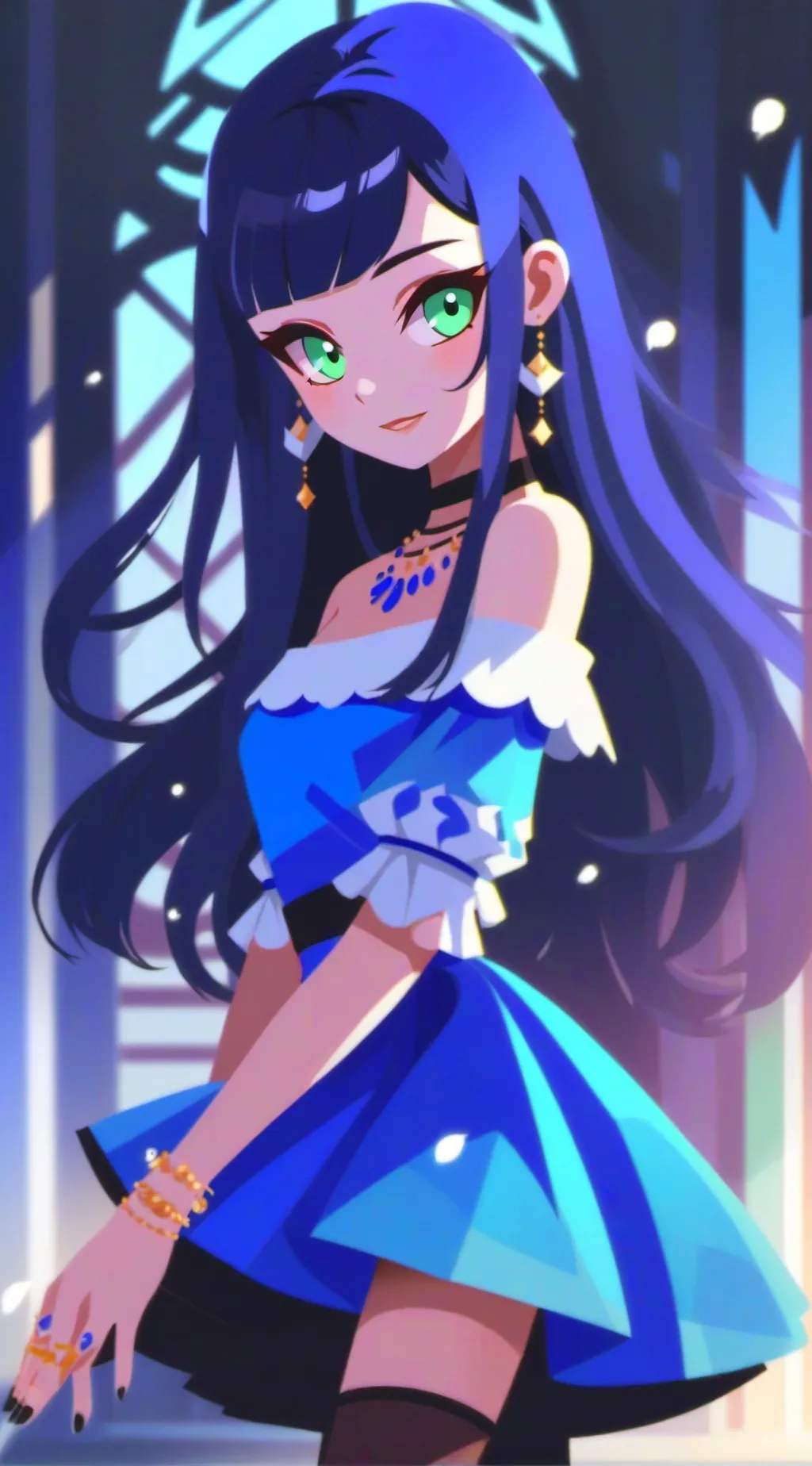 ai character: Girls party only background
