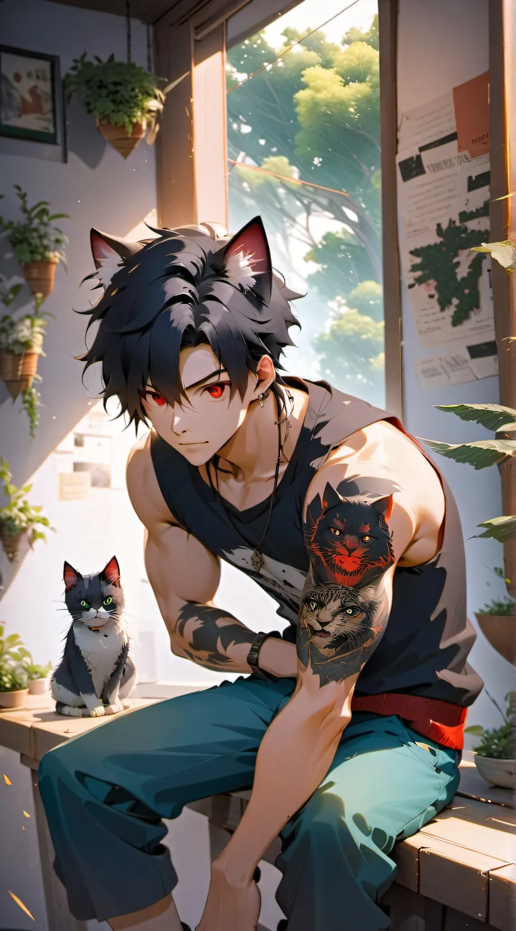 ai character: lucas background