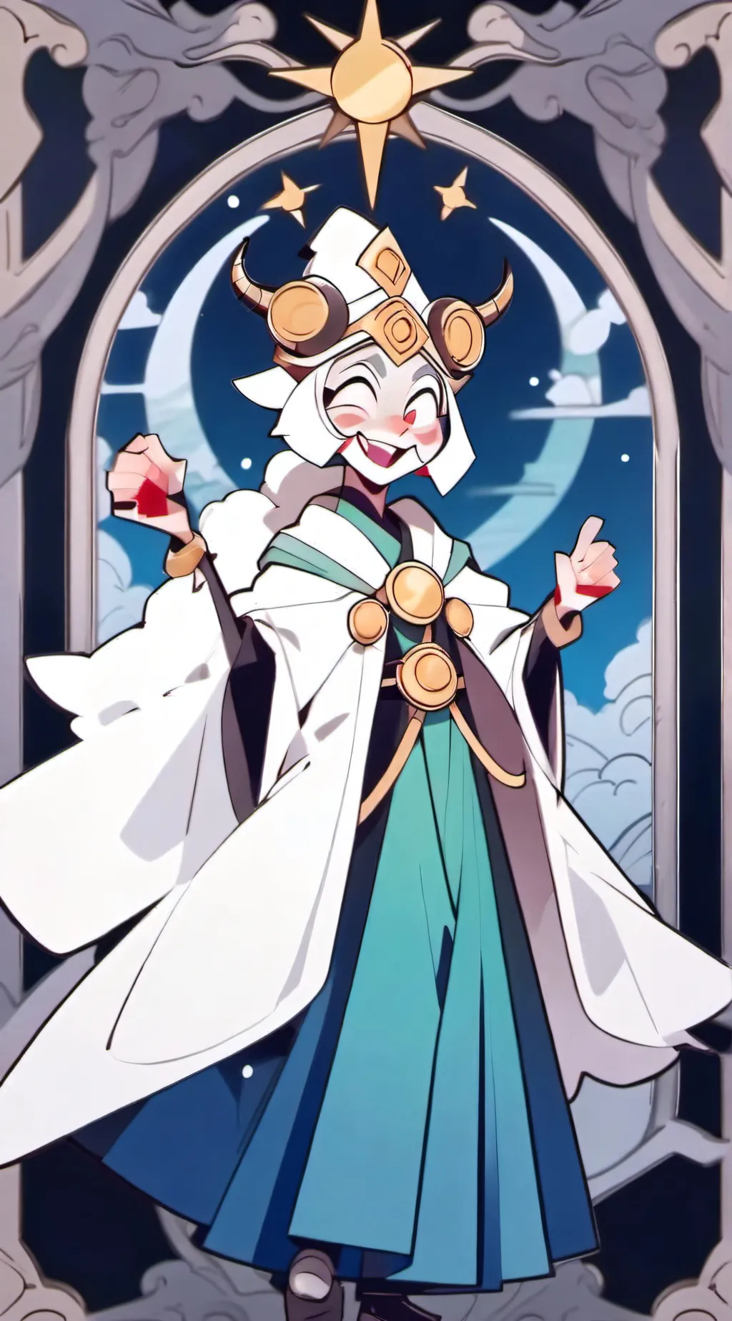 ai character: Lucifer  background