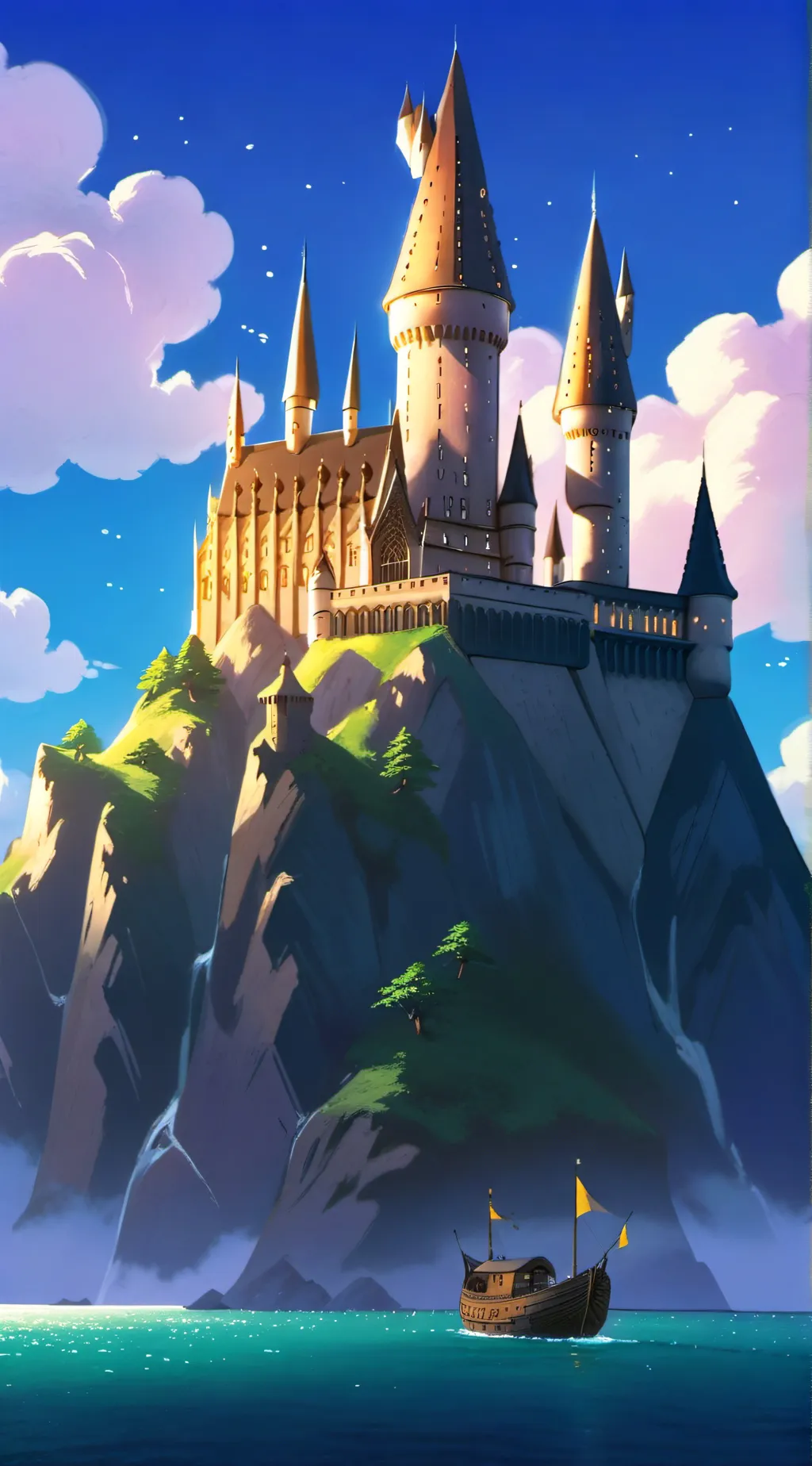 ai character: Hogwarts  background