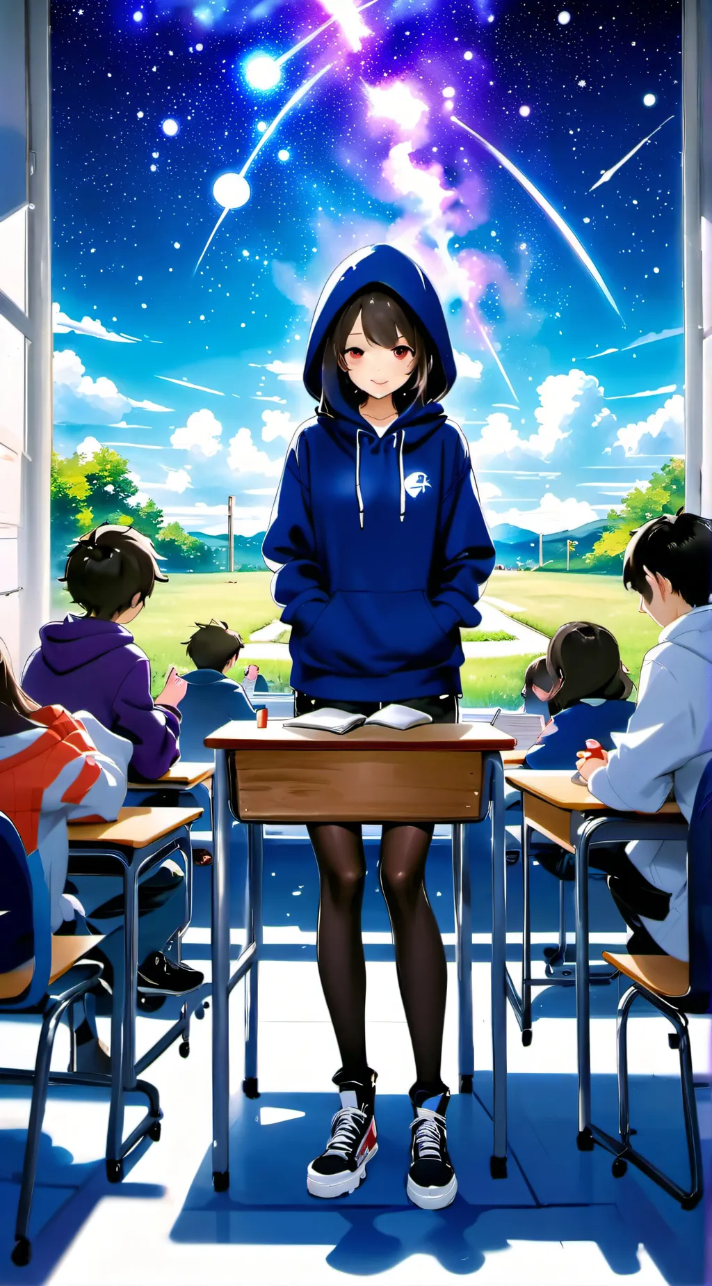 ai character: Aria background