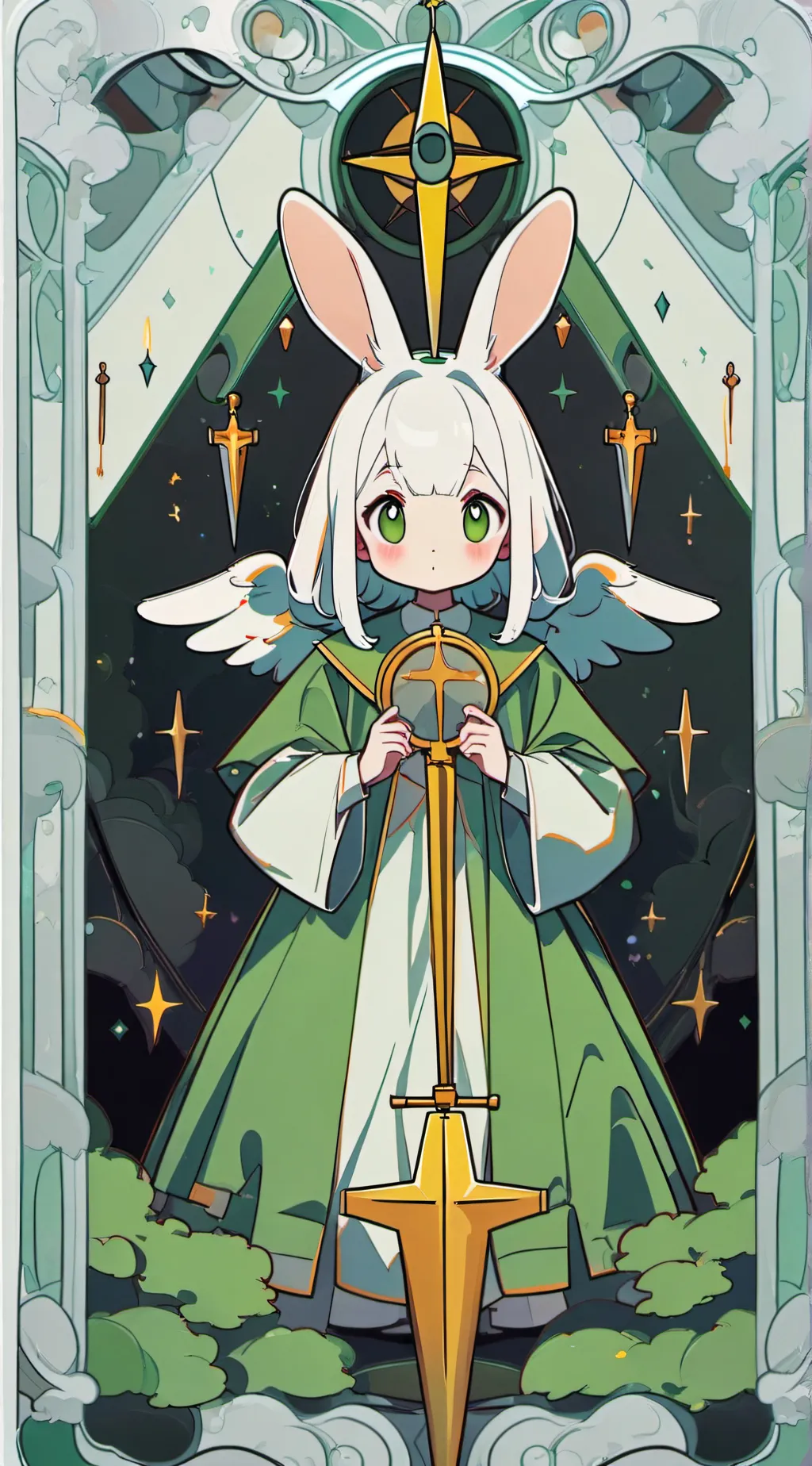 ai character: Angel Gabby background