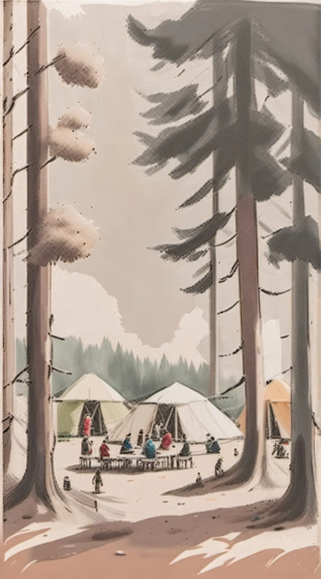 ai character: Summer Camp! background