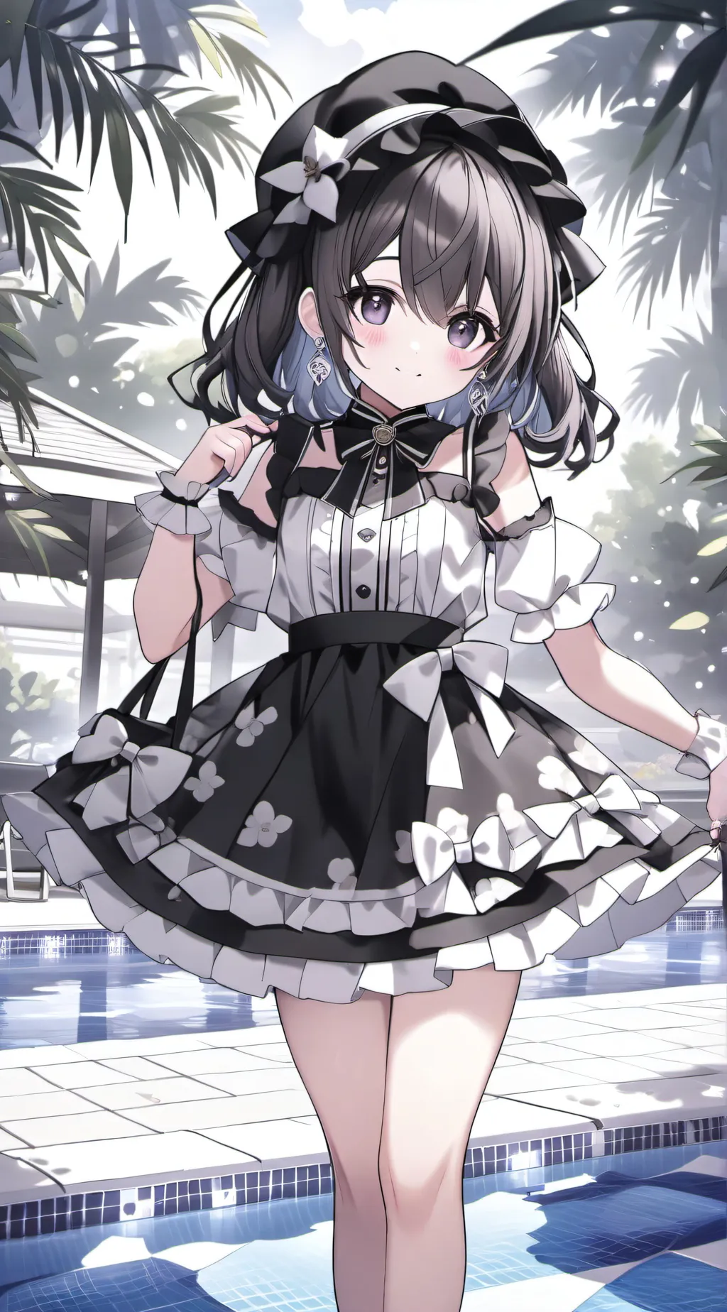 ai character: fpe pool day!  background