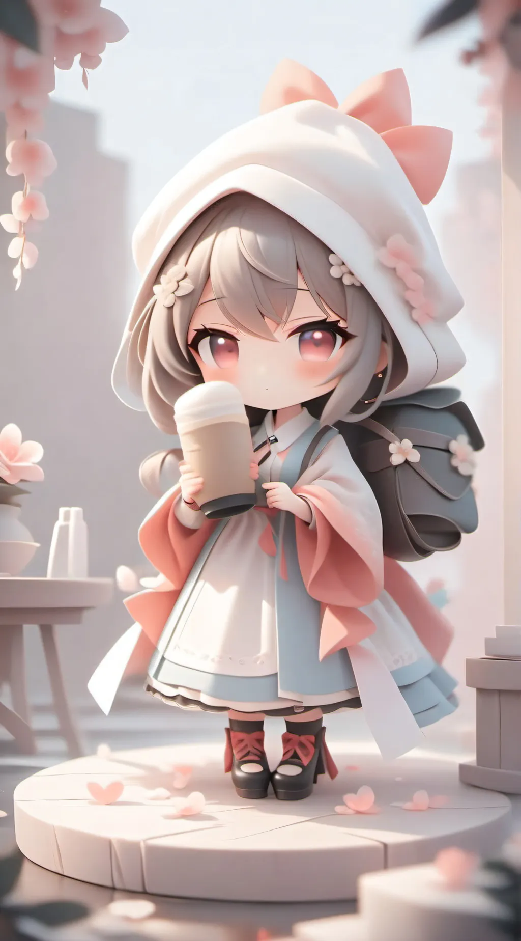 ai character: plungercamerawoman background