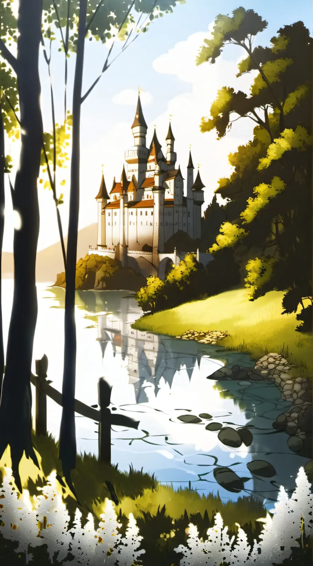 ai character: Black clover background
