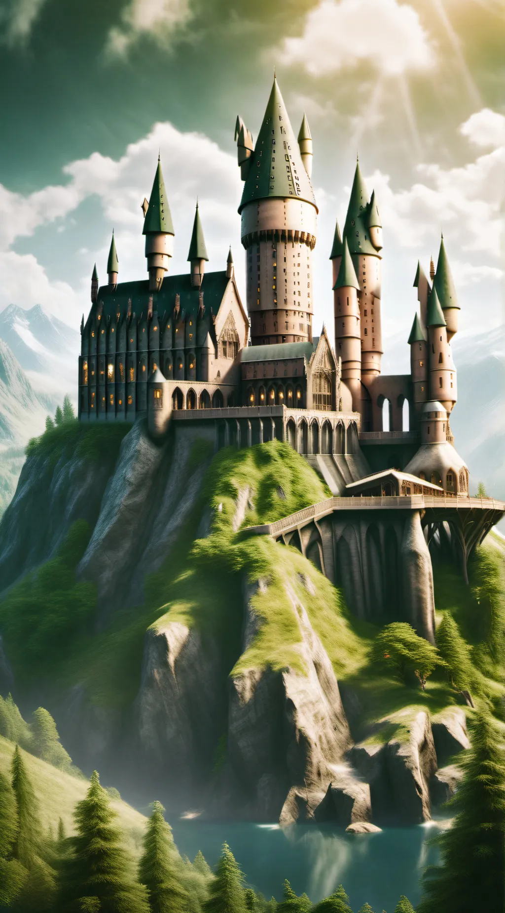 ai character: Hogwarts 🖤 background