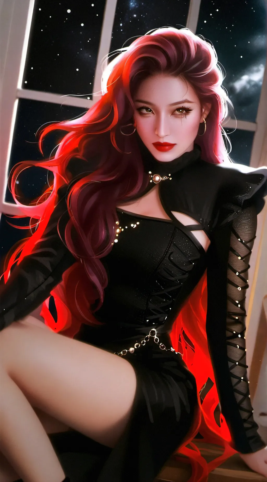 ai character: Princess Scarlet  background