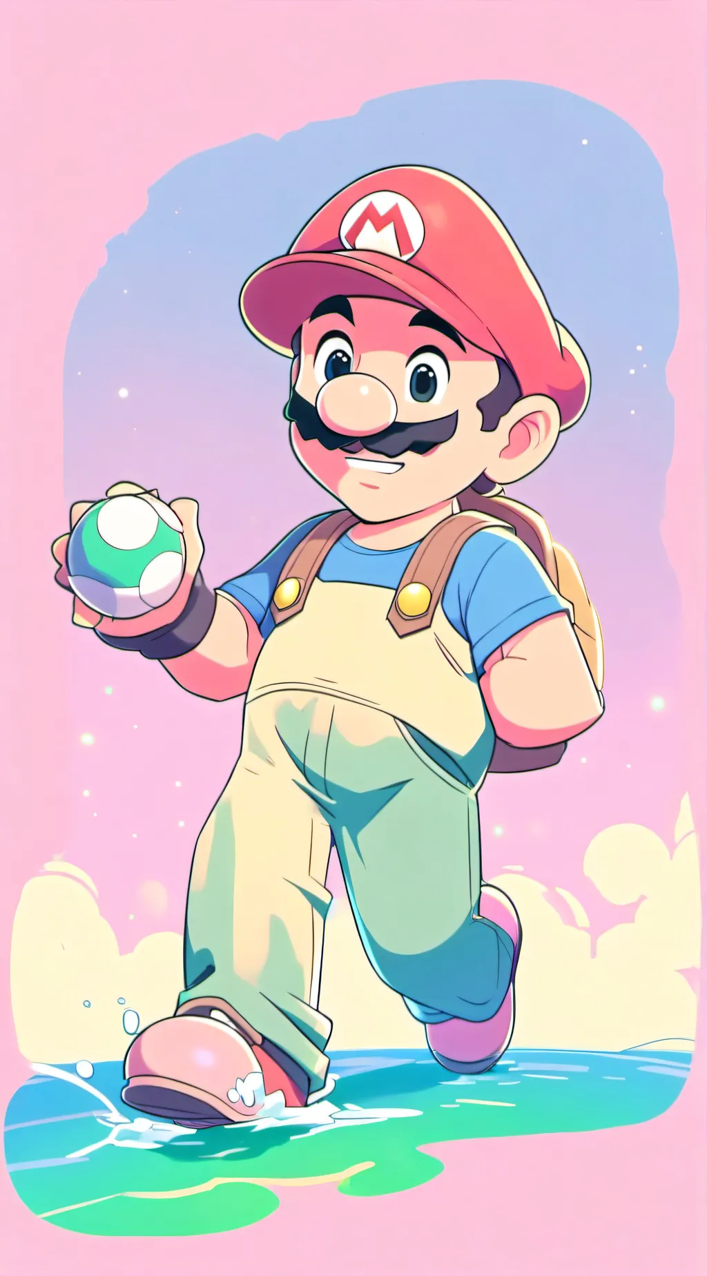 ai character: Mario! background
