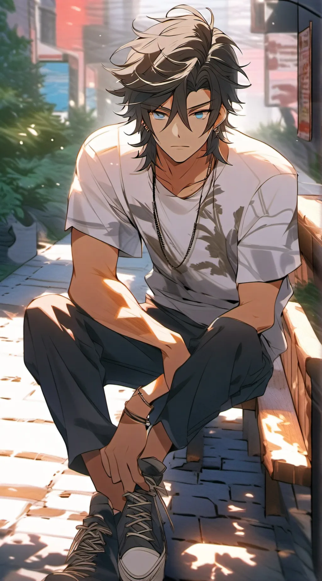 ai character: ~ Elijah ~ background