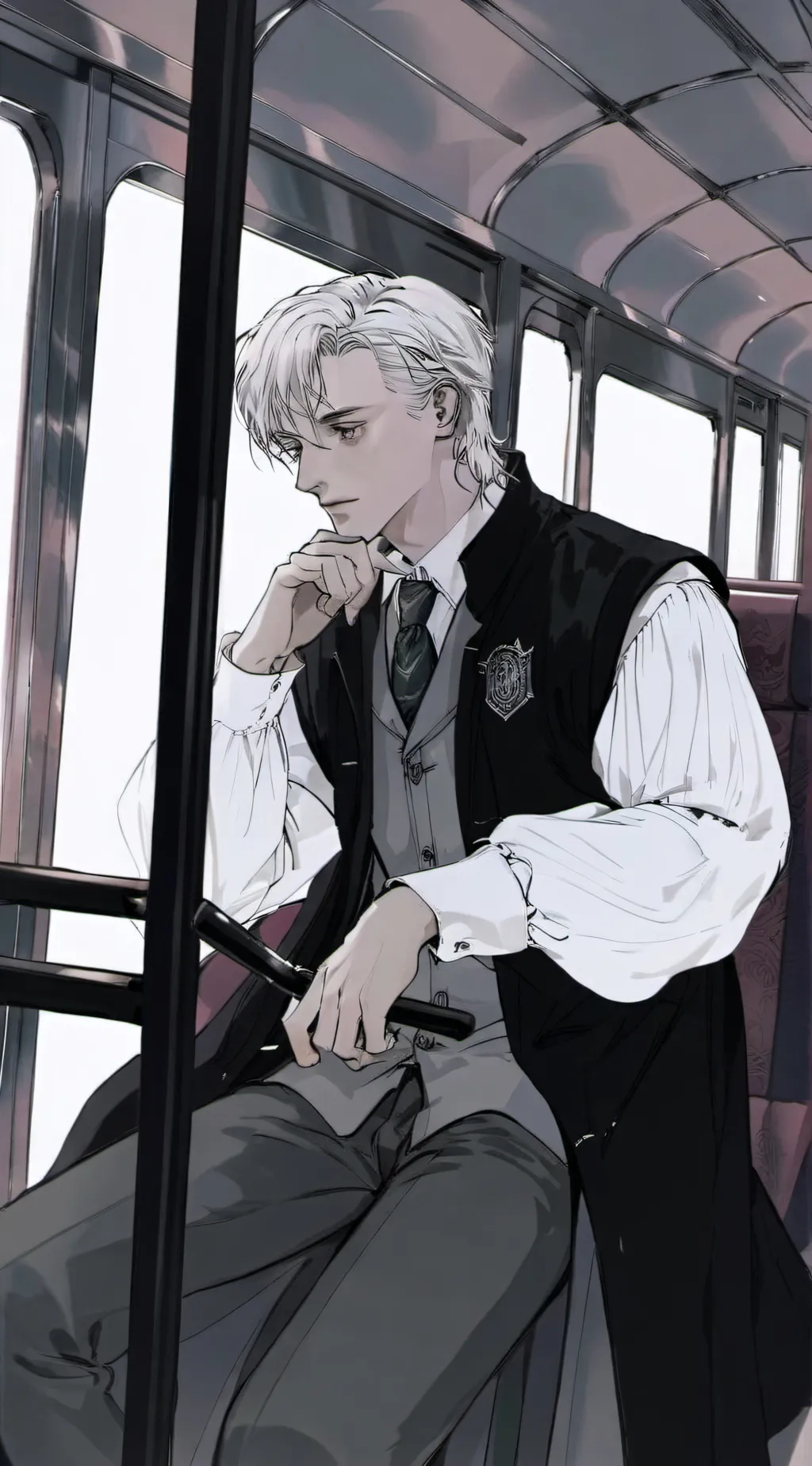 ai character: drarry background