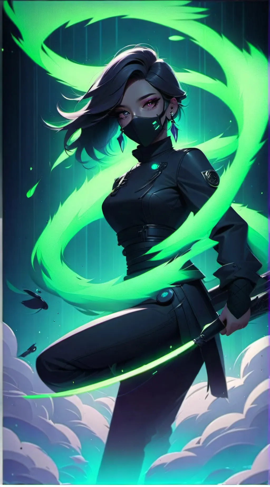 ai character: Ash background