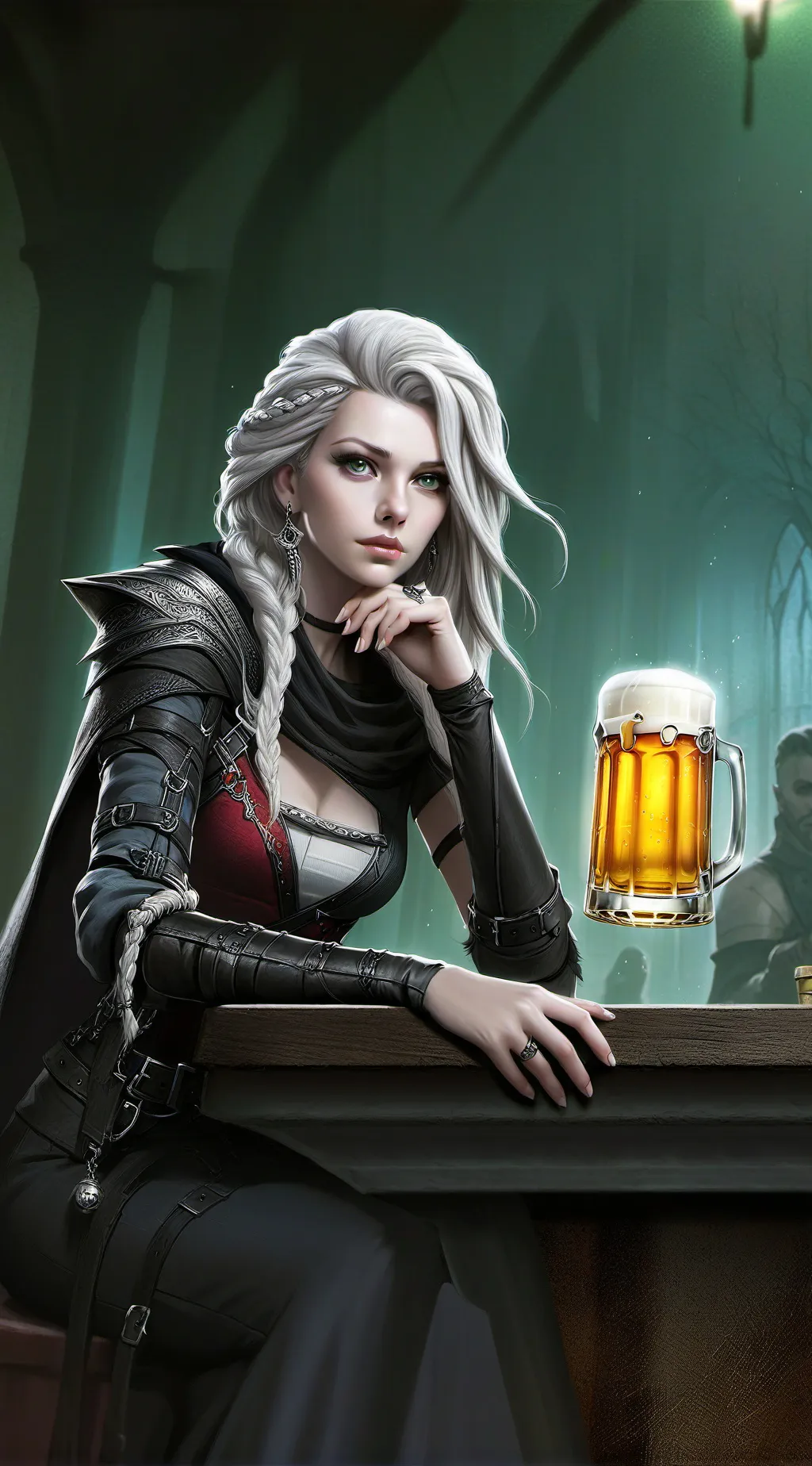 ai character: Liana Grindelwald. background