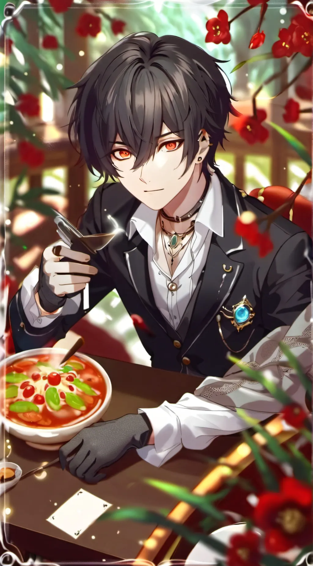 ai character: Leo background