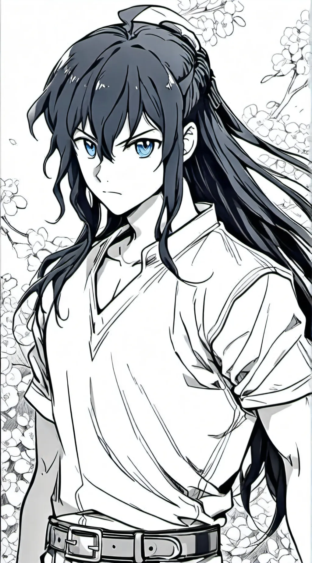 ai character: muichiro background