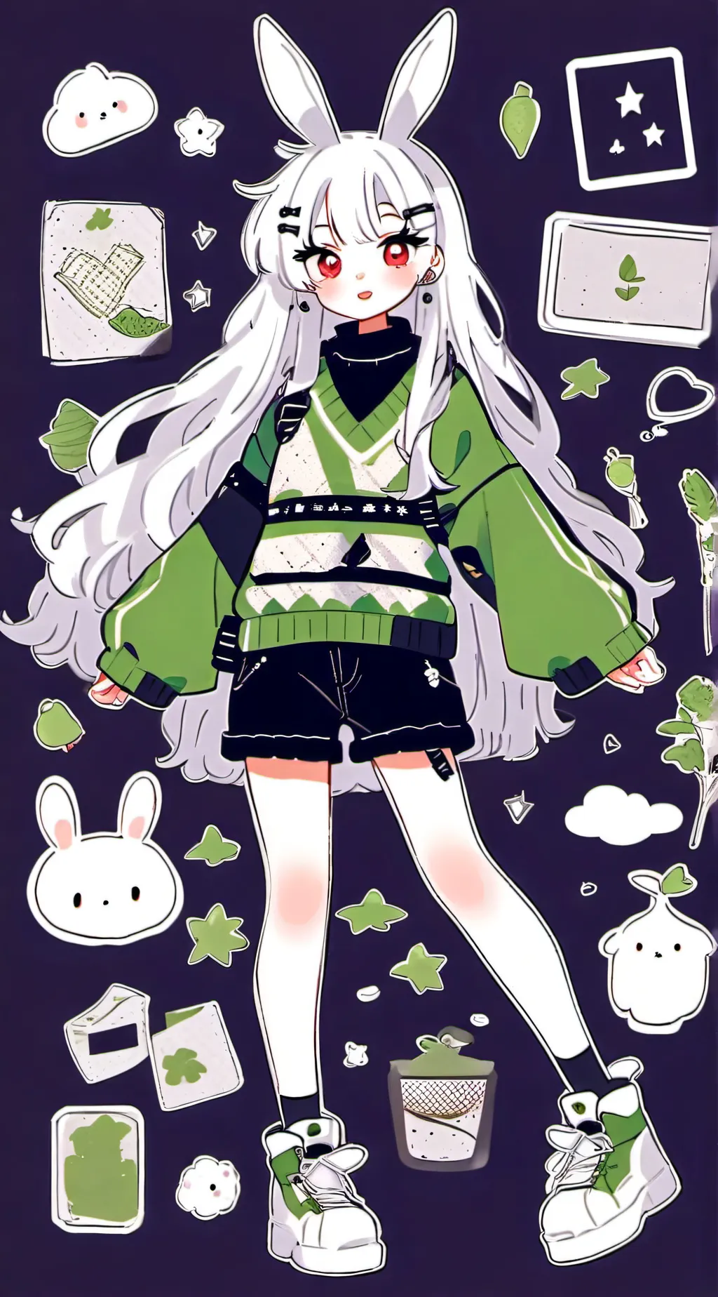 ai character: maple tsukimachi background