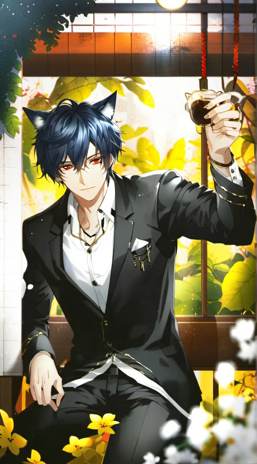 ai character: miron  background