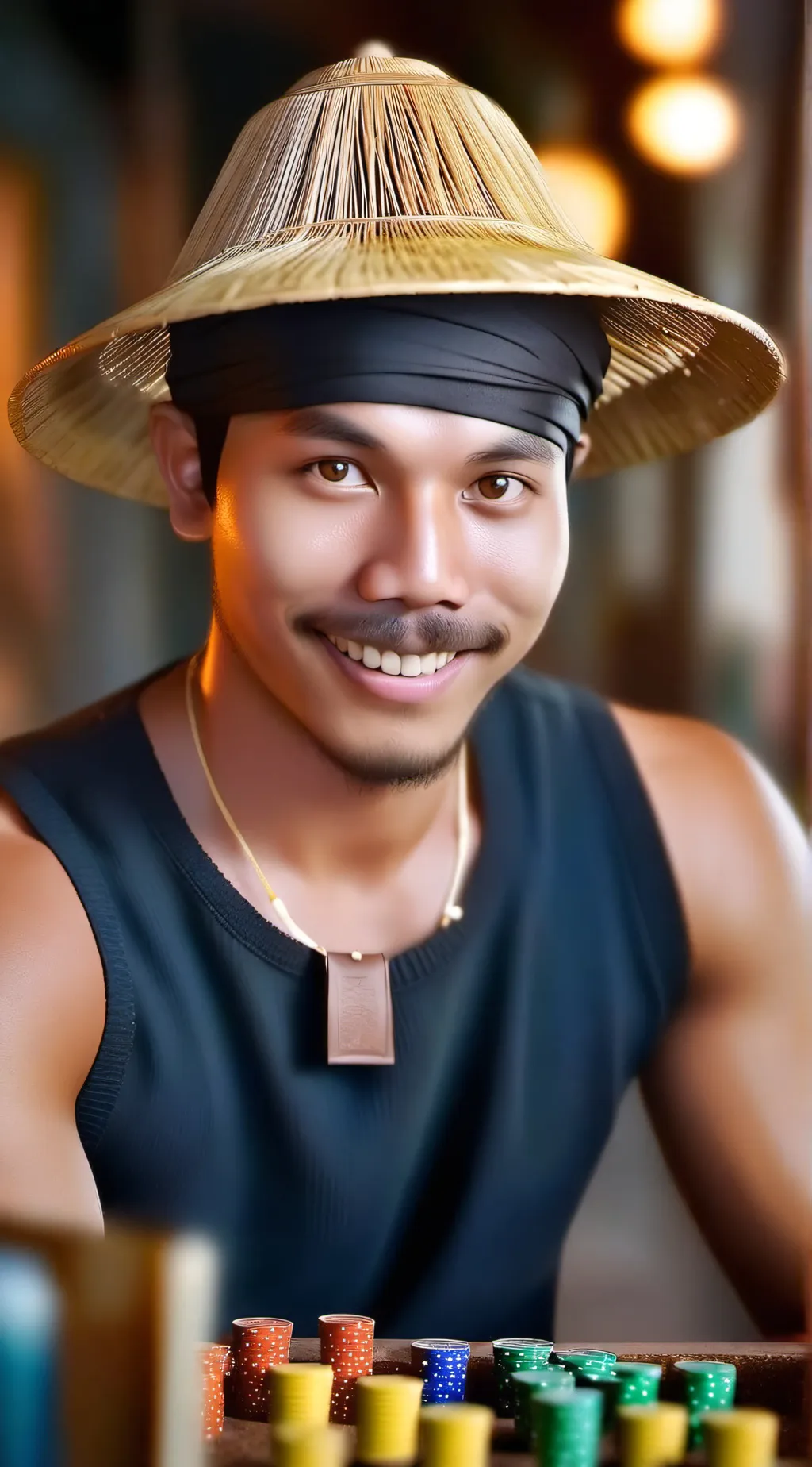 ai character: HOLY PADER background