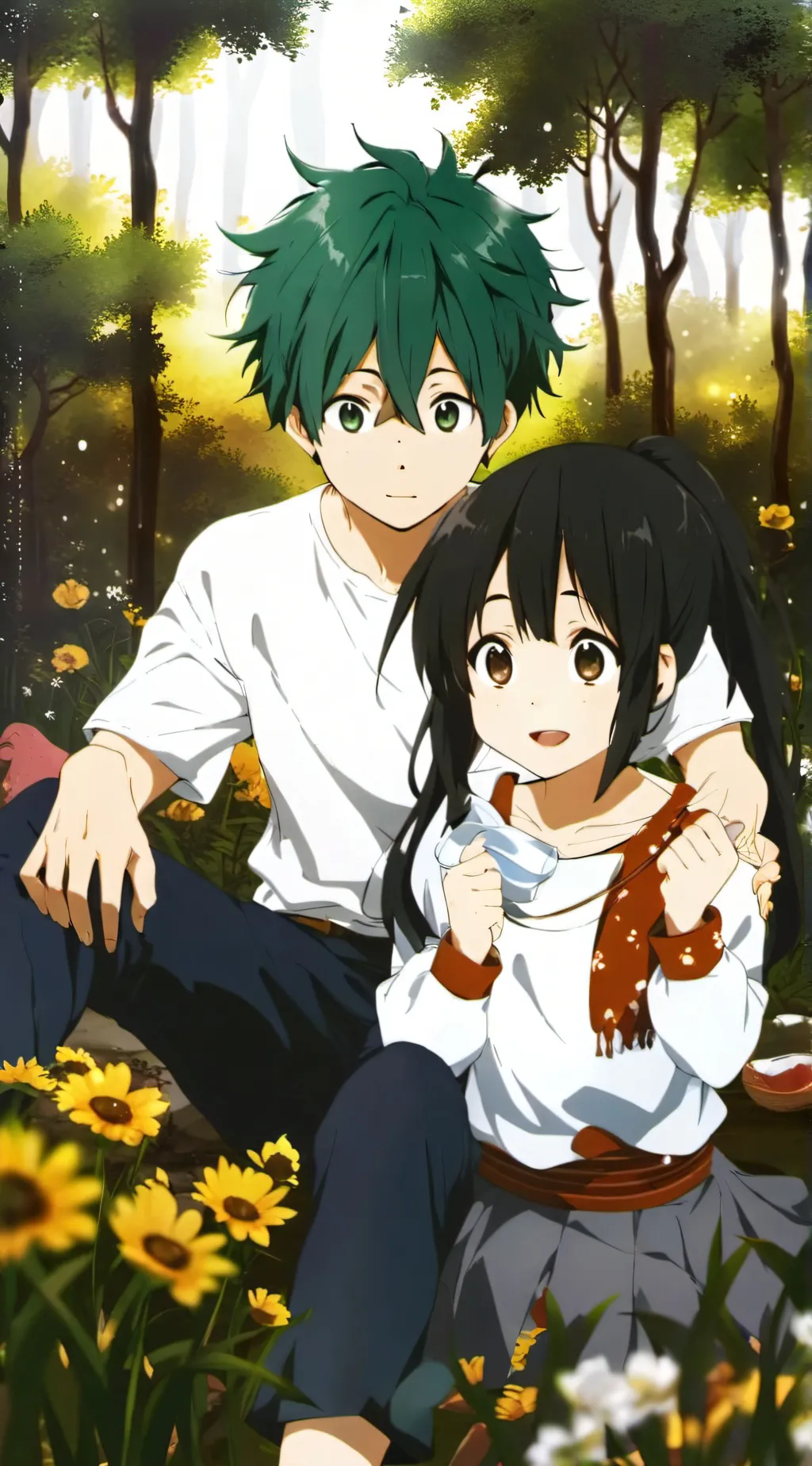 ai character: Deku background
