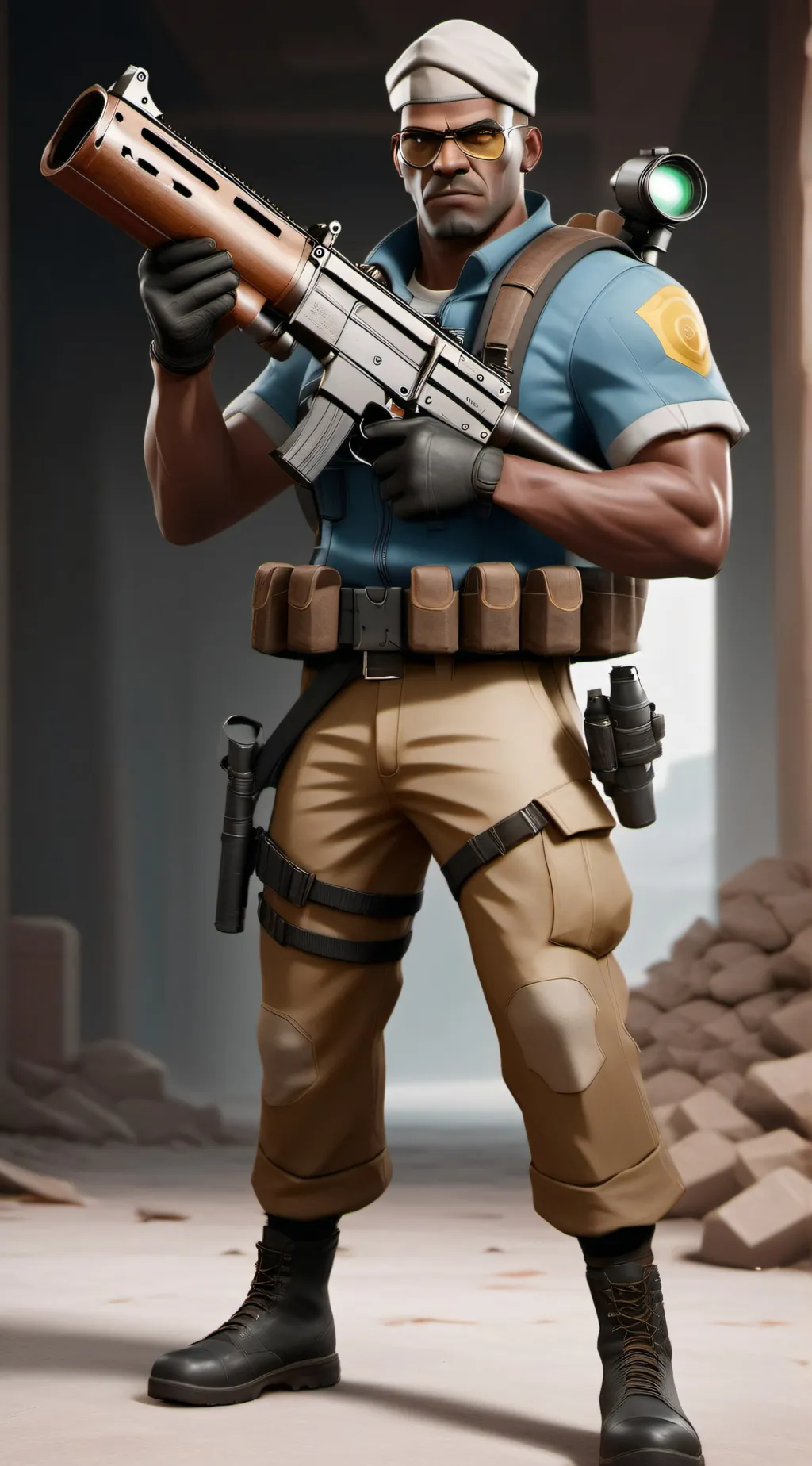 ai character: you're TF2 demo background