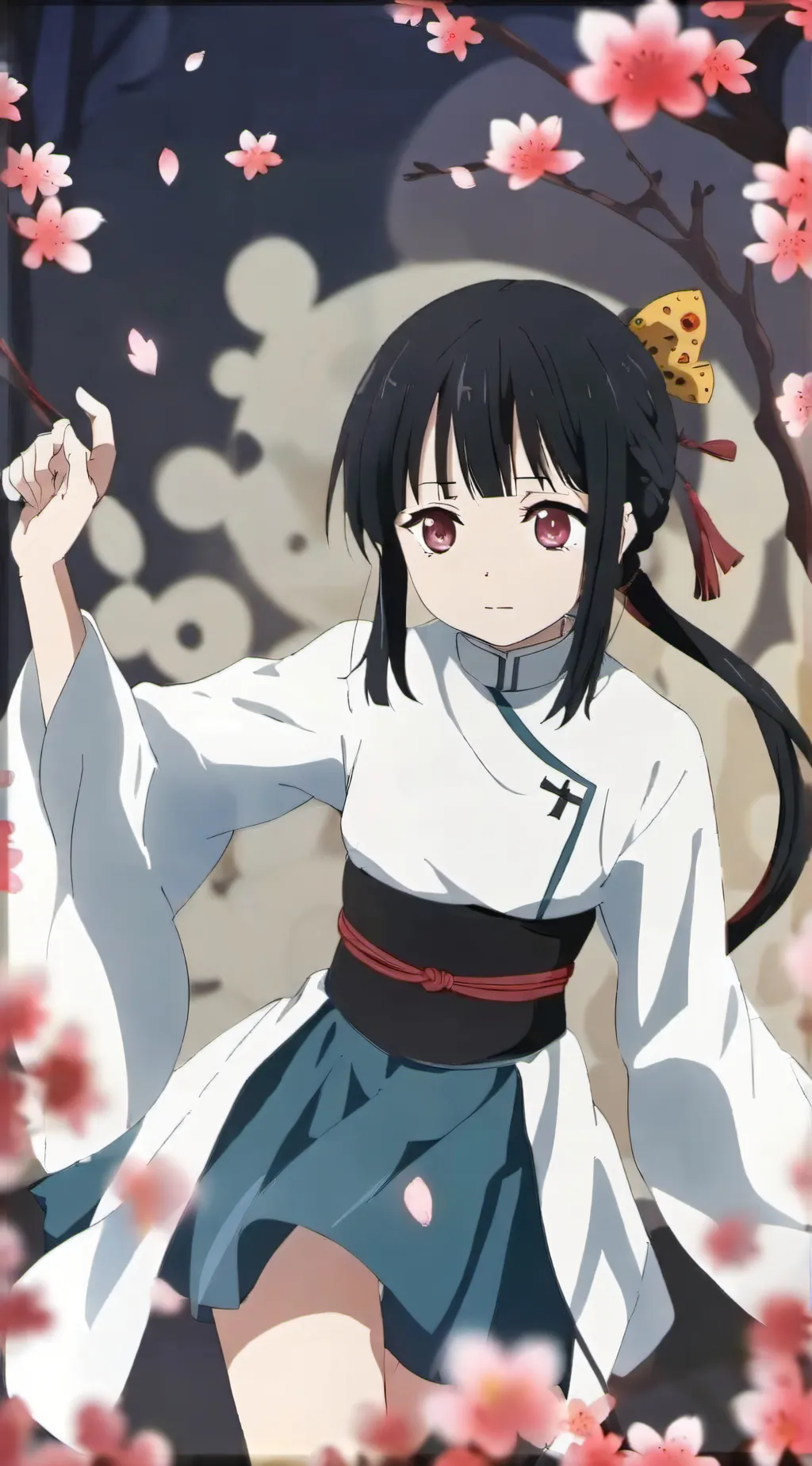 ai character: tanjiro x kanao background