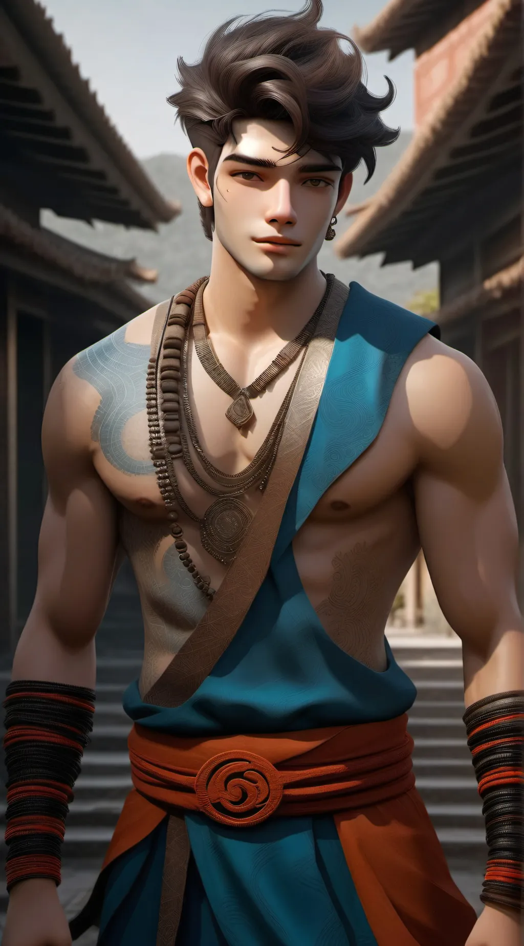 ai character: kaz background
