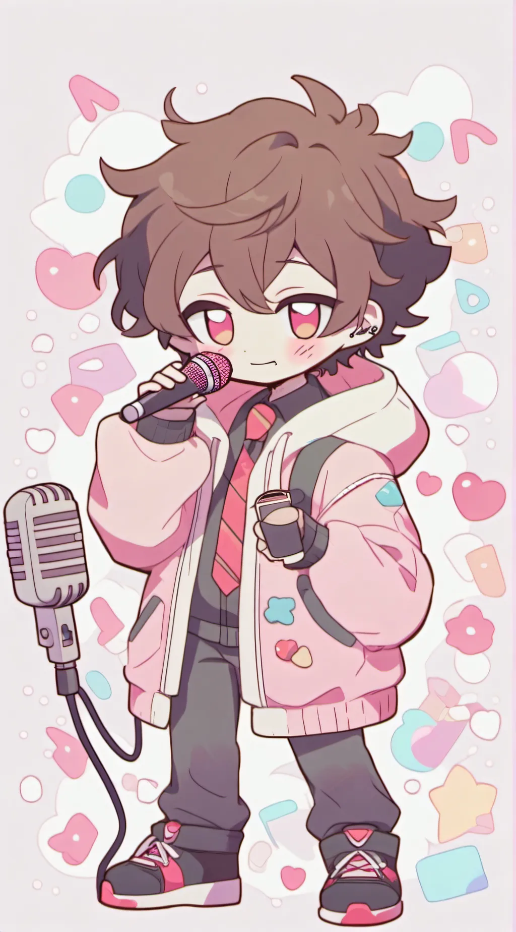 ai character: Singer Edd  background