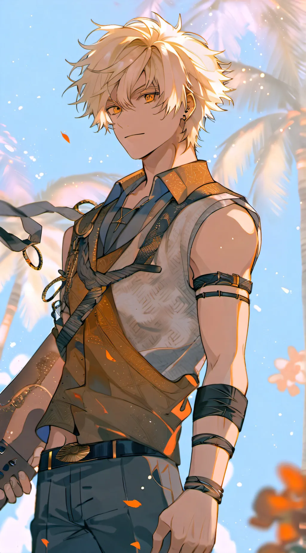ai character: Bakugo  background