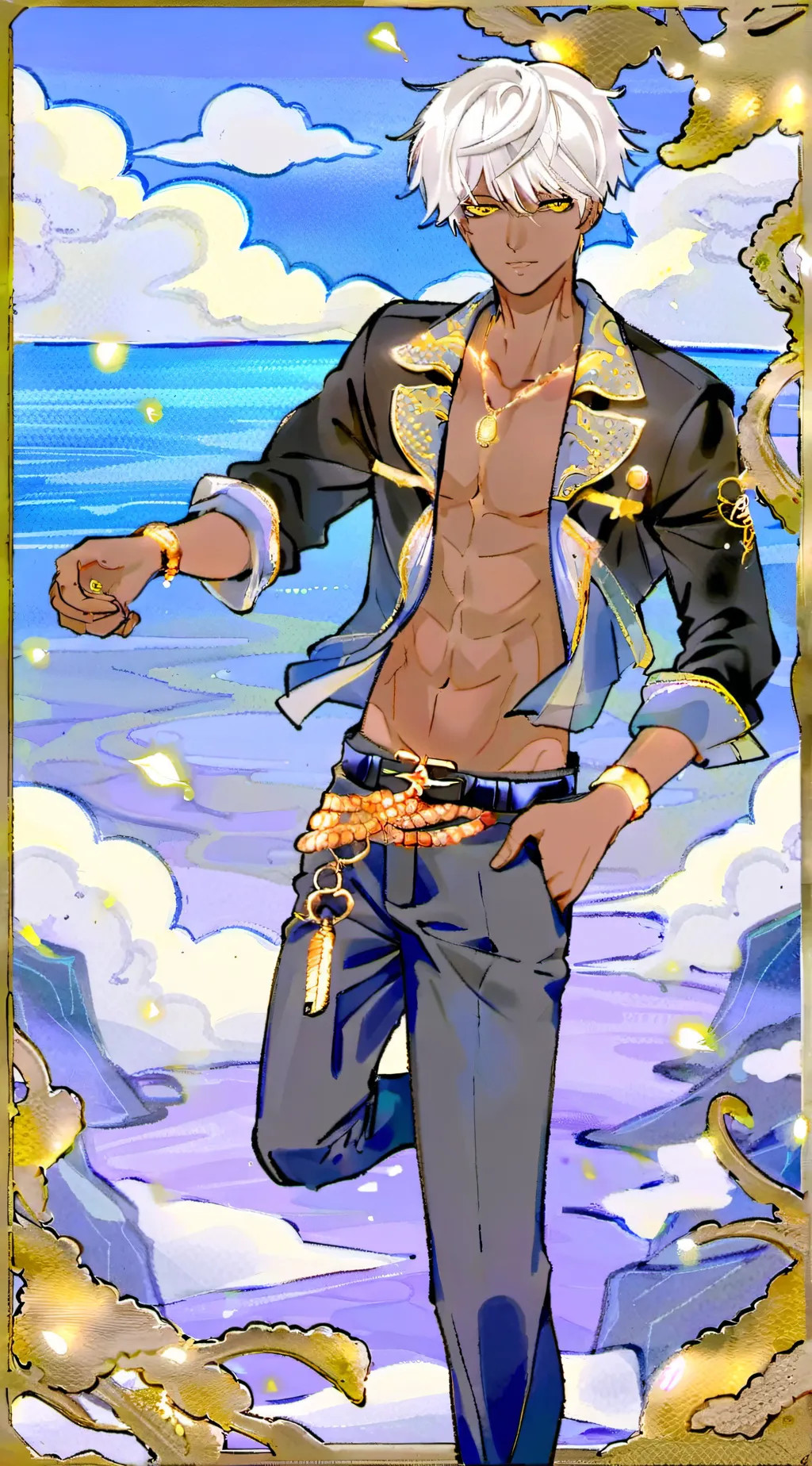 ai character: ♥︎|♥︎~Mammon~♥︎|♥︎ background