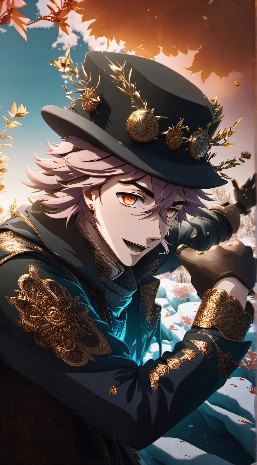ai character: uppermoon background