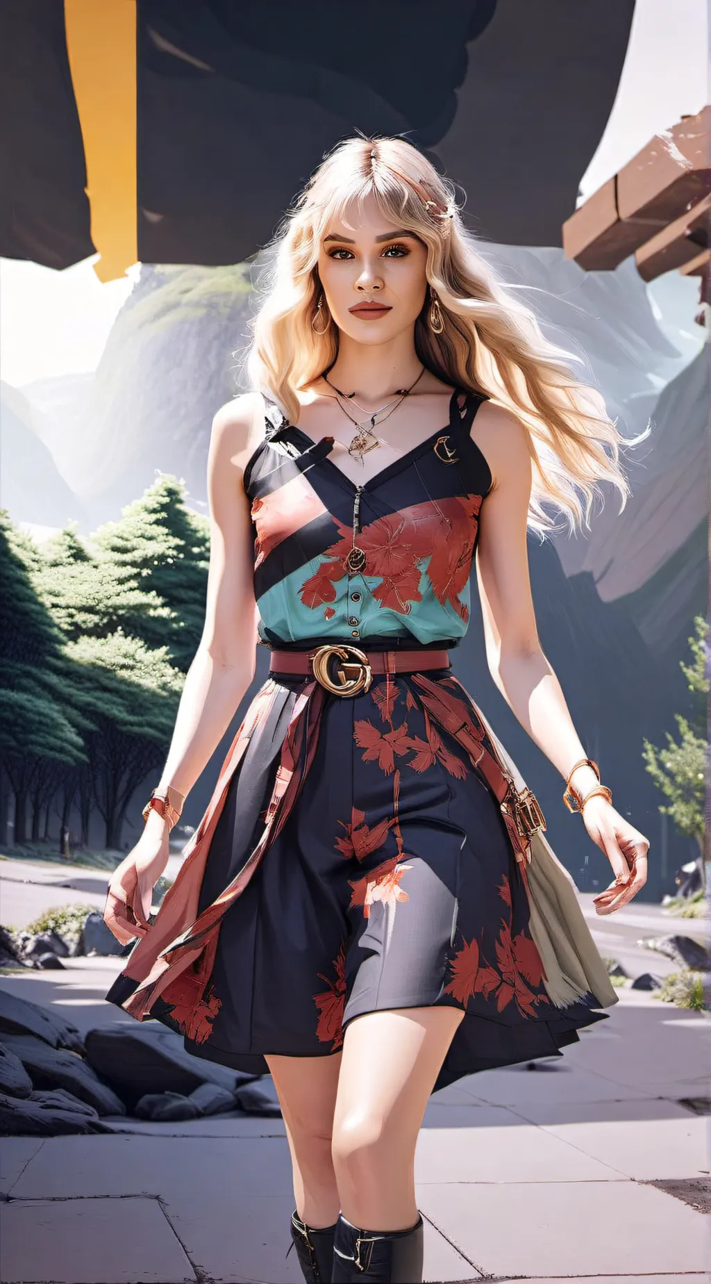 ai character: Rita dumme Zicke  background