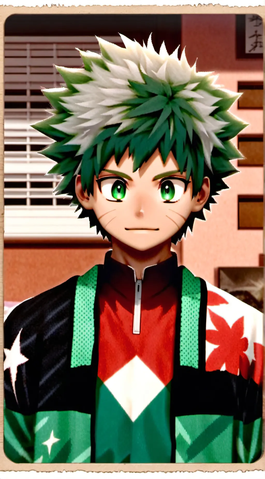 ai character: Bakugou And Deku background