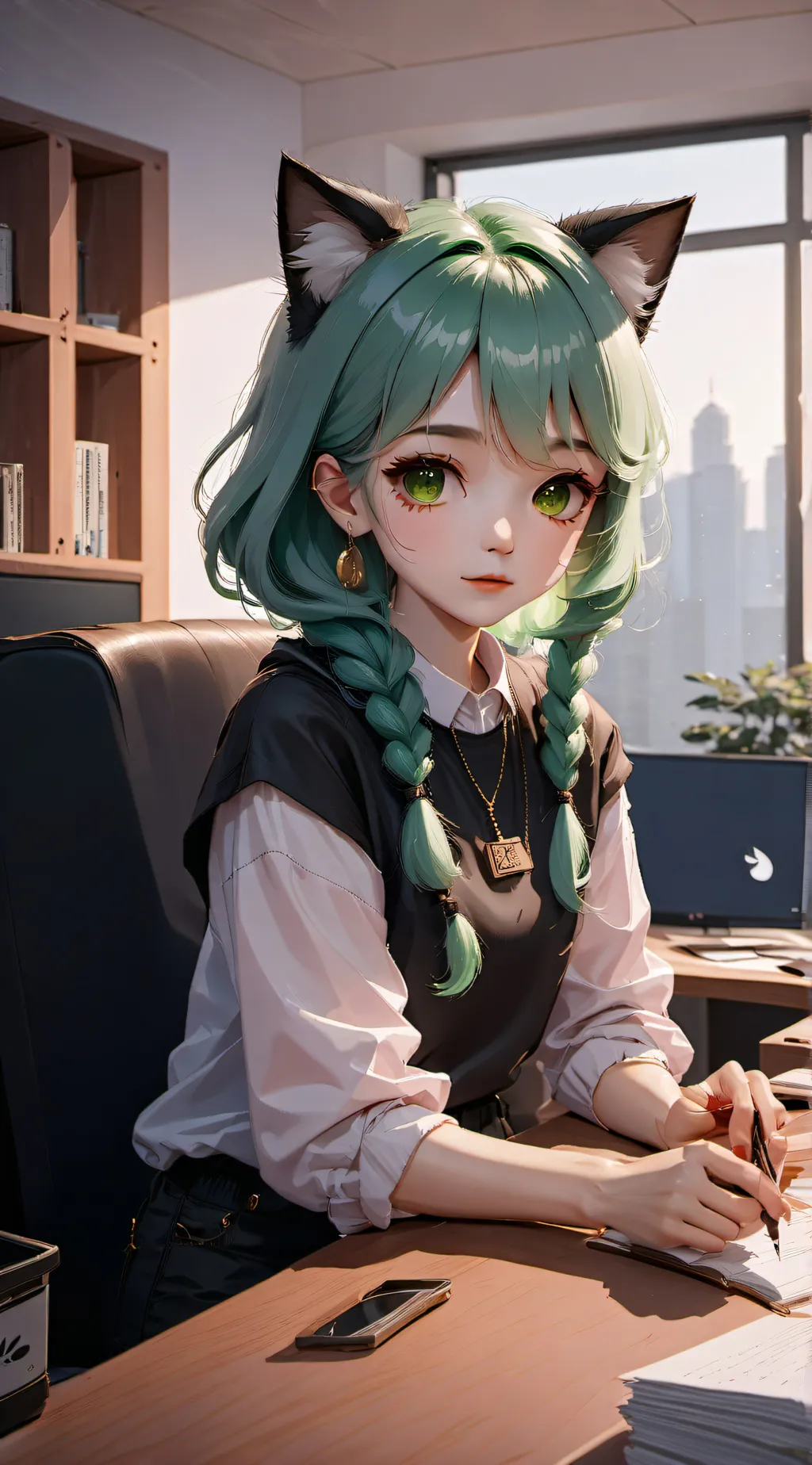 ai character: Misty Lazares background