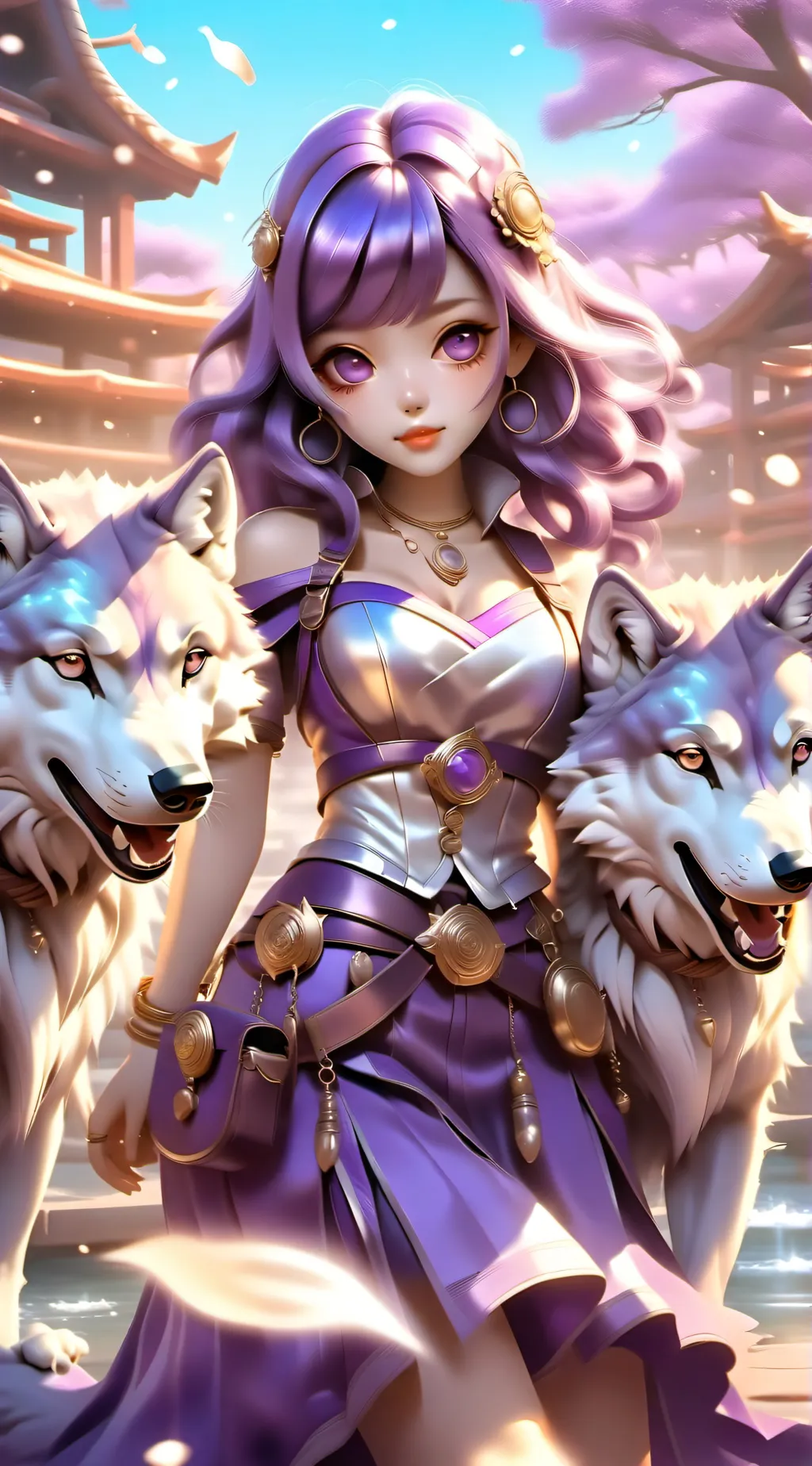 ai character: Aphmau remake background