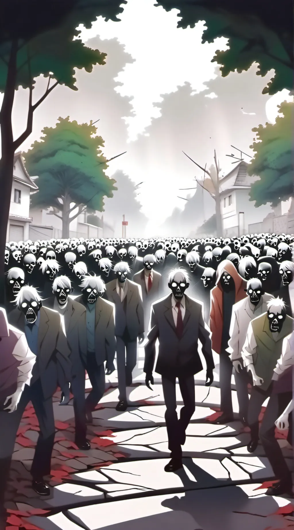 ai character: walking dead  background