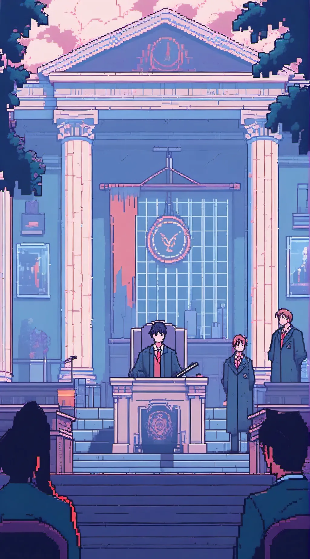ai character: Class trail background