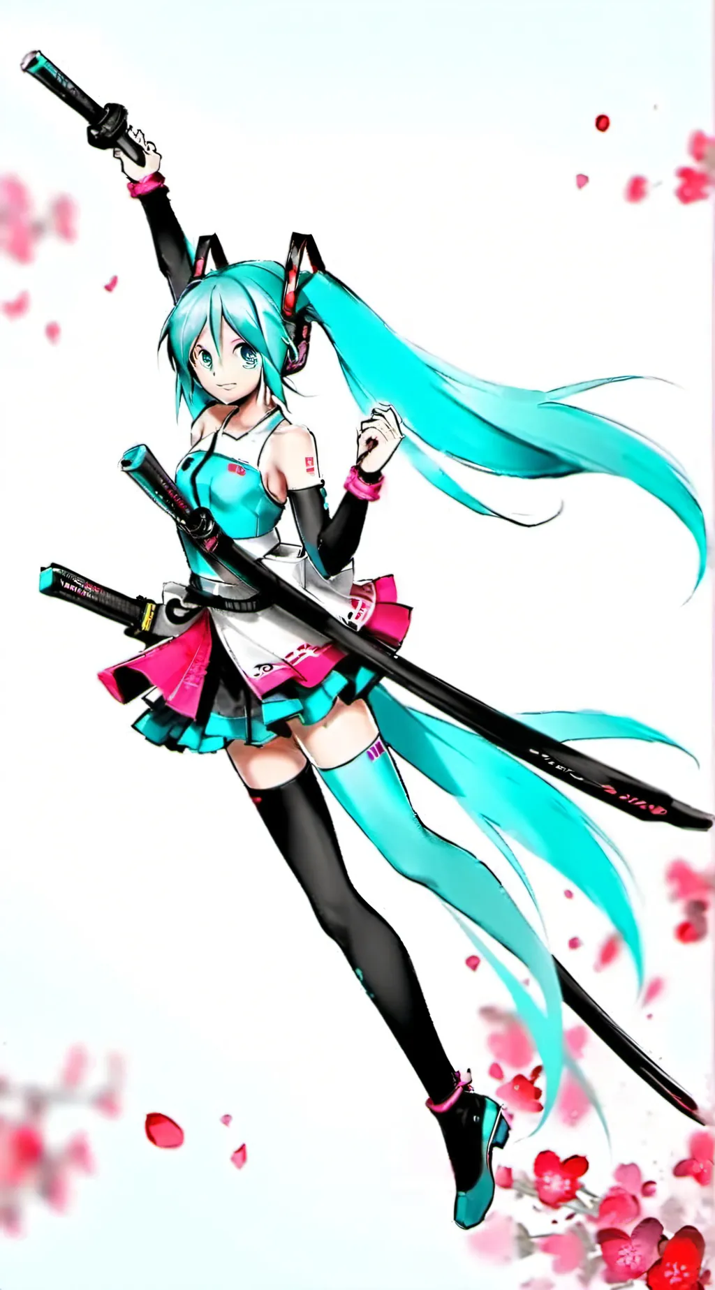 ai character: miku background