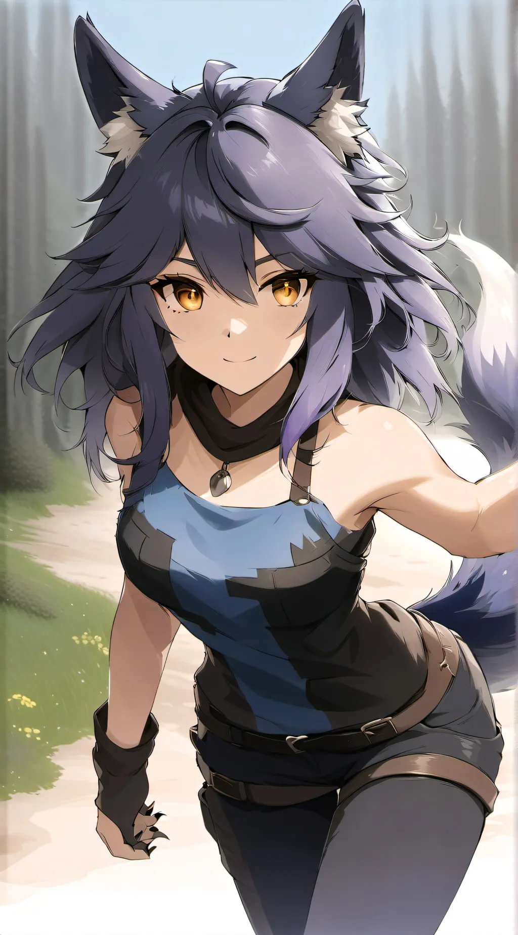 ai character: Setsuna  background