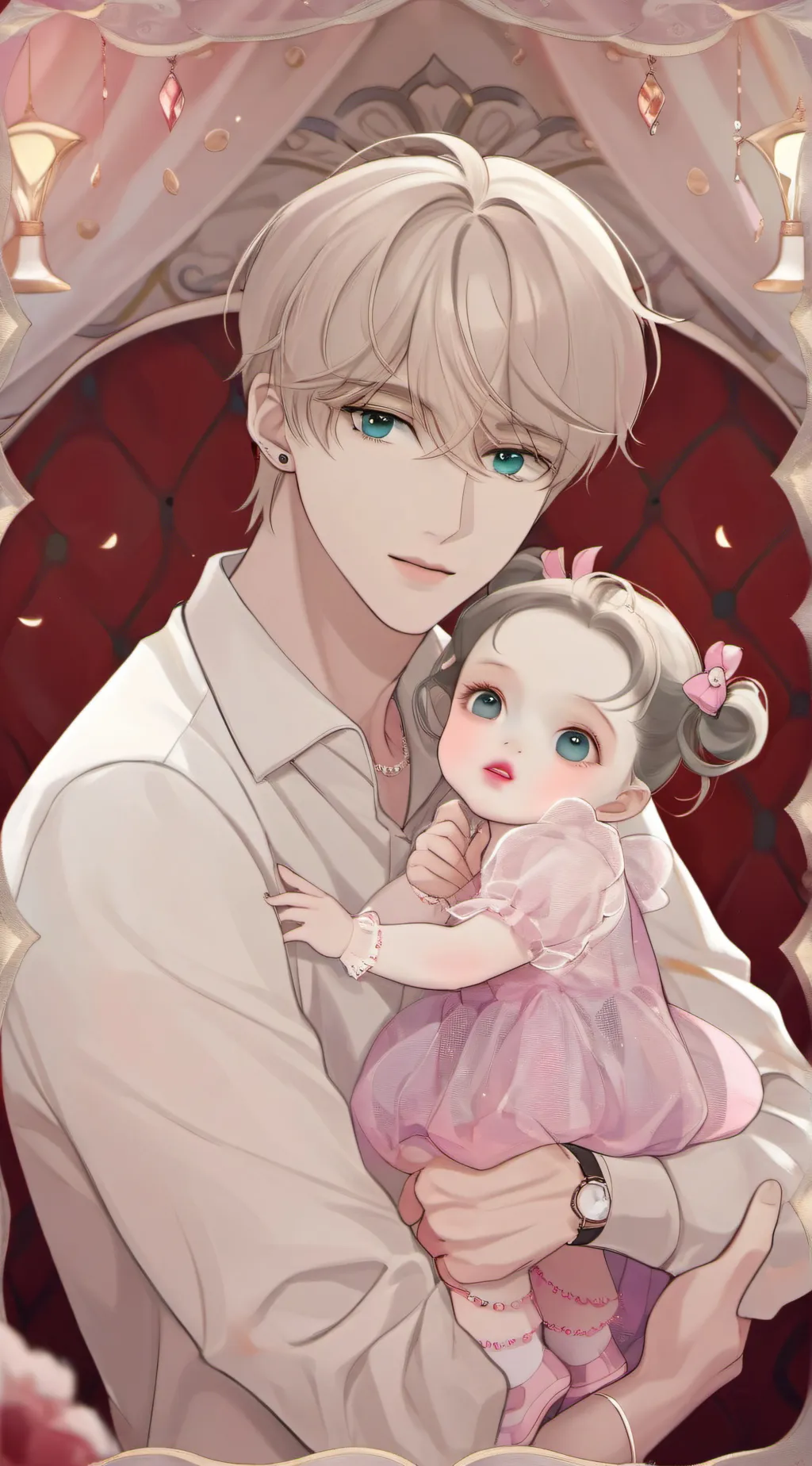 ai character: baby background