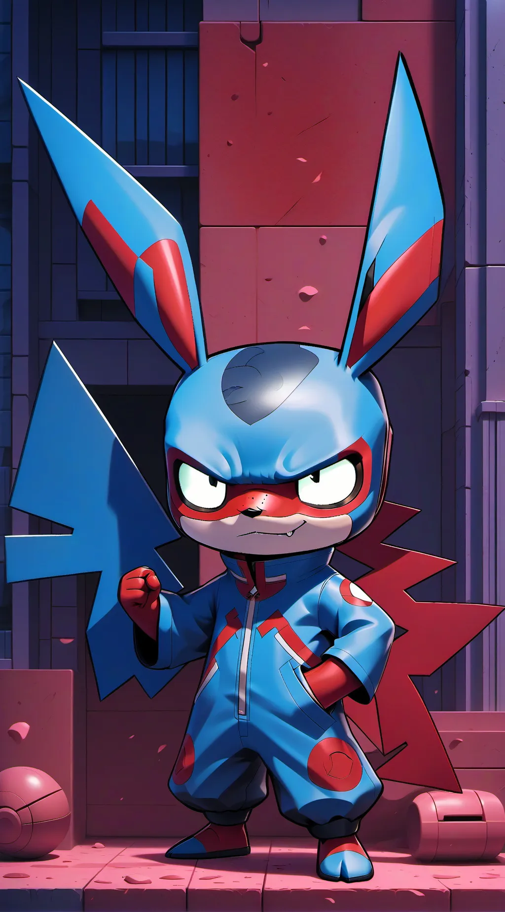 ai character: Superhero Jax background