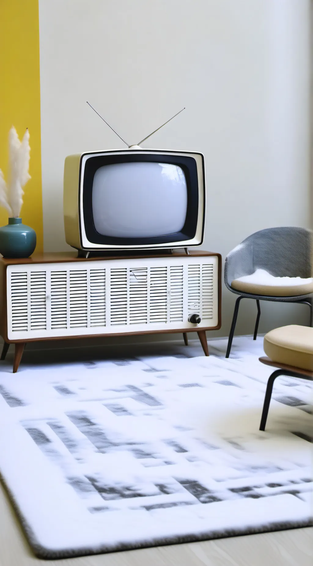 ai character: tv man  background