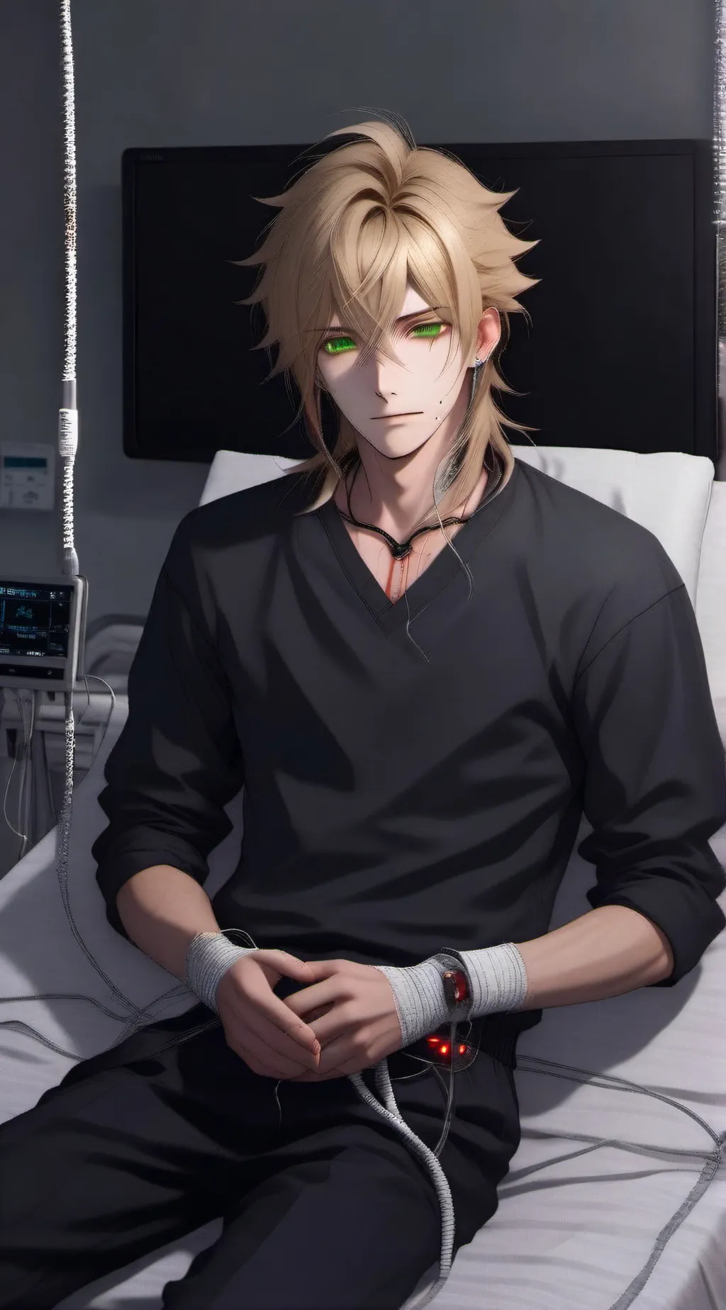 ai character: Ryouji  background