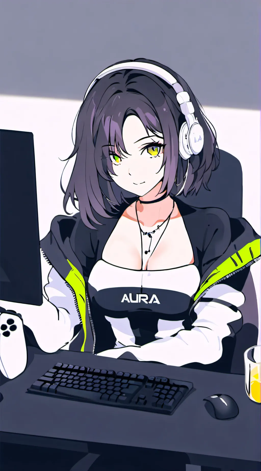 ai character: Alice /PurpleAlice background