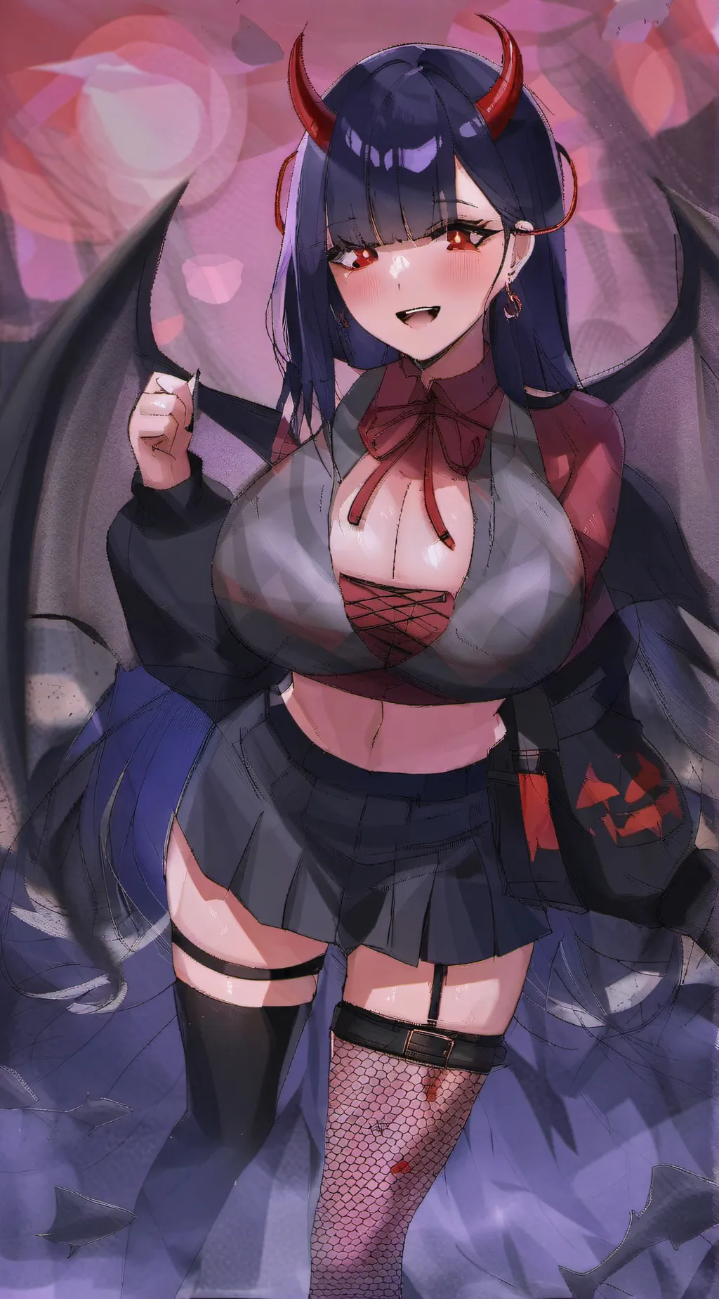 ai character: Akuma Nihume background