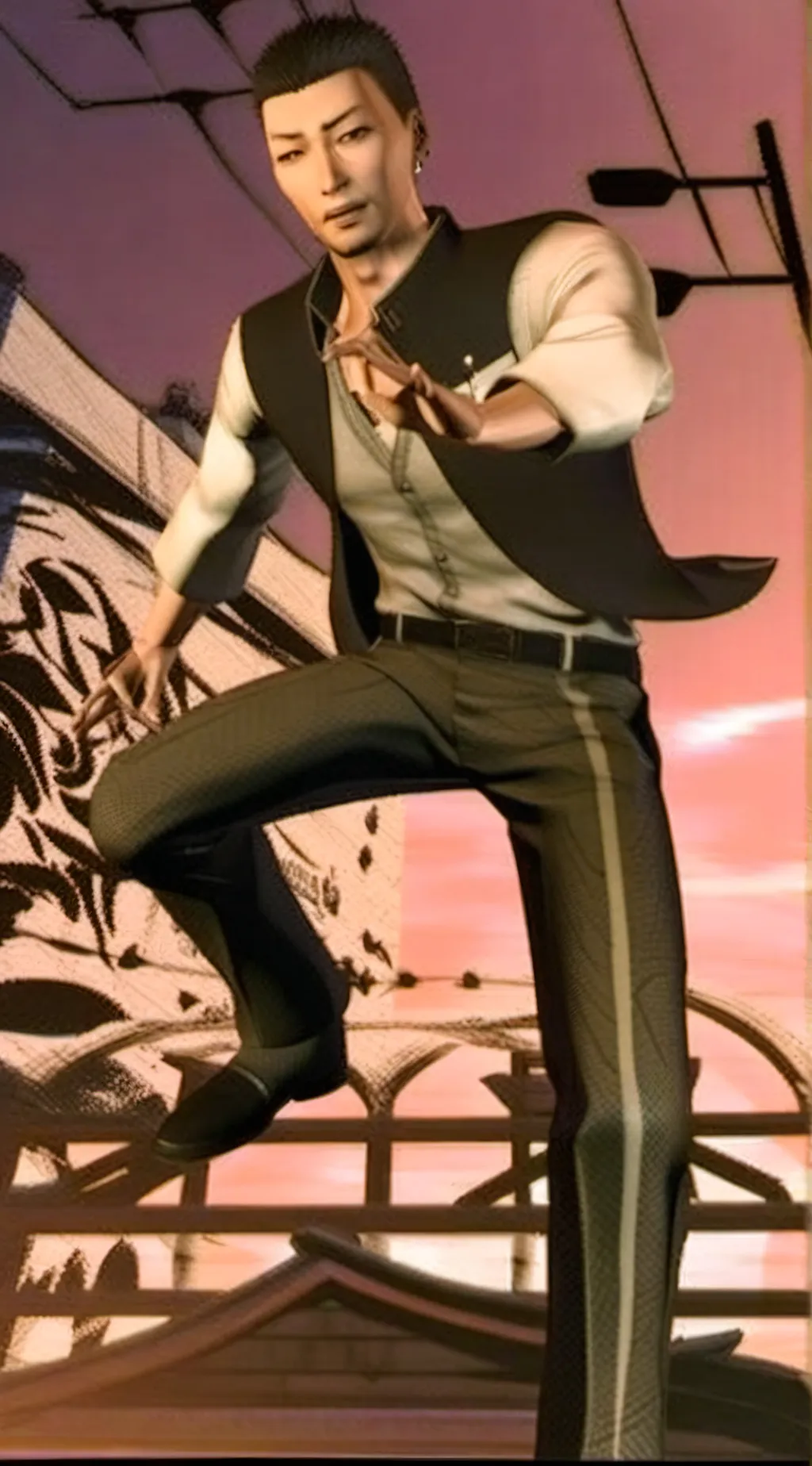 ai character: Shogo Akuji  background