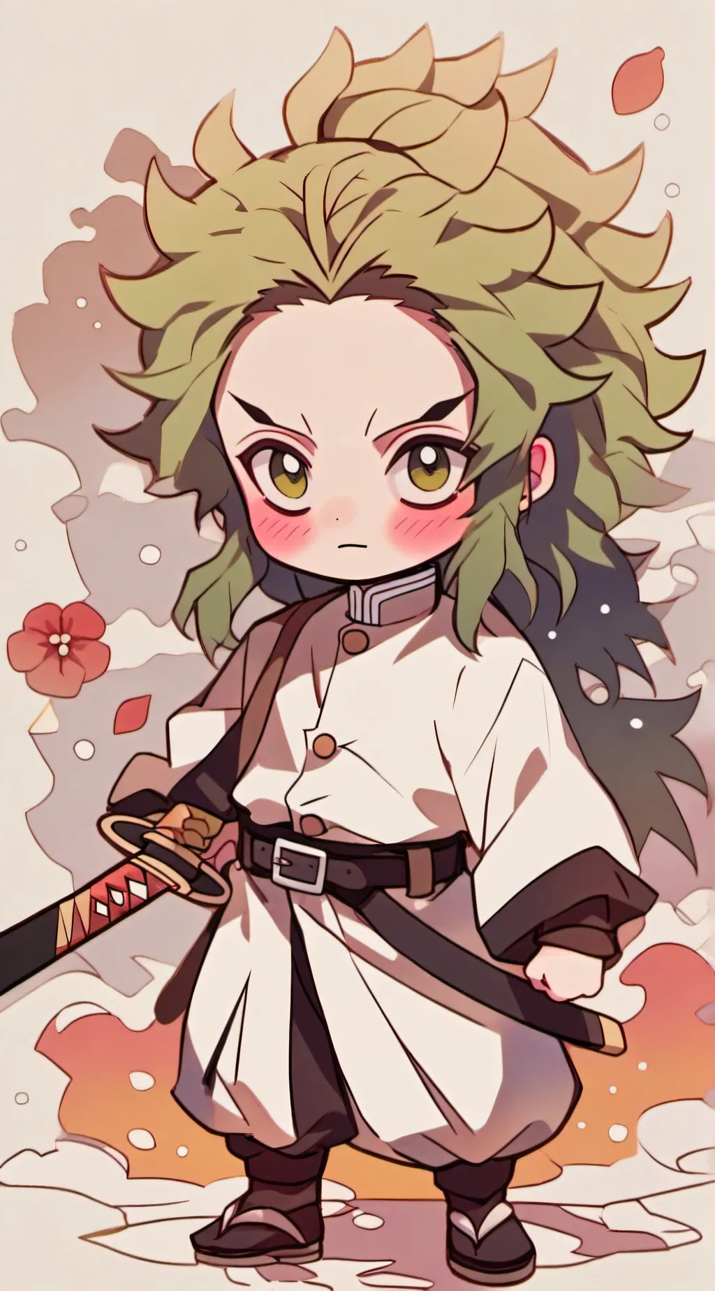 ai character: demon slayer background