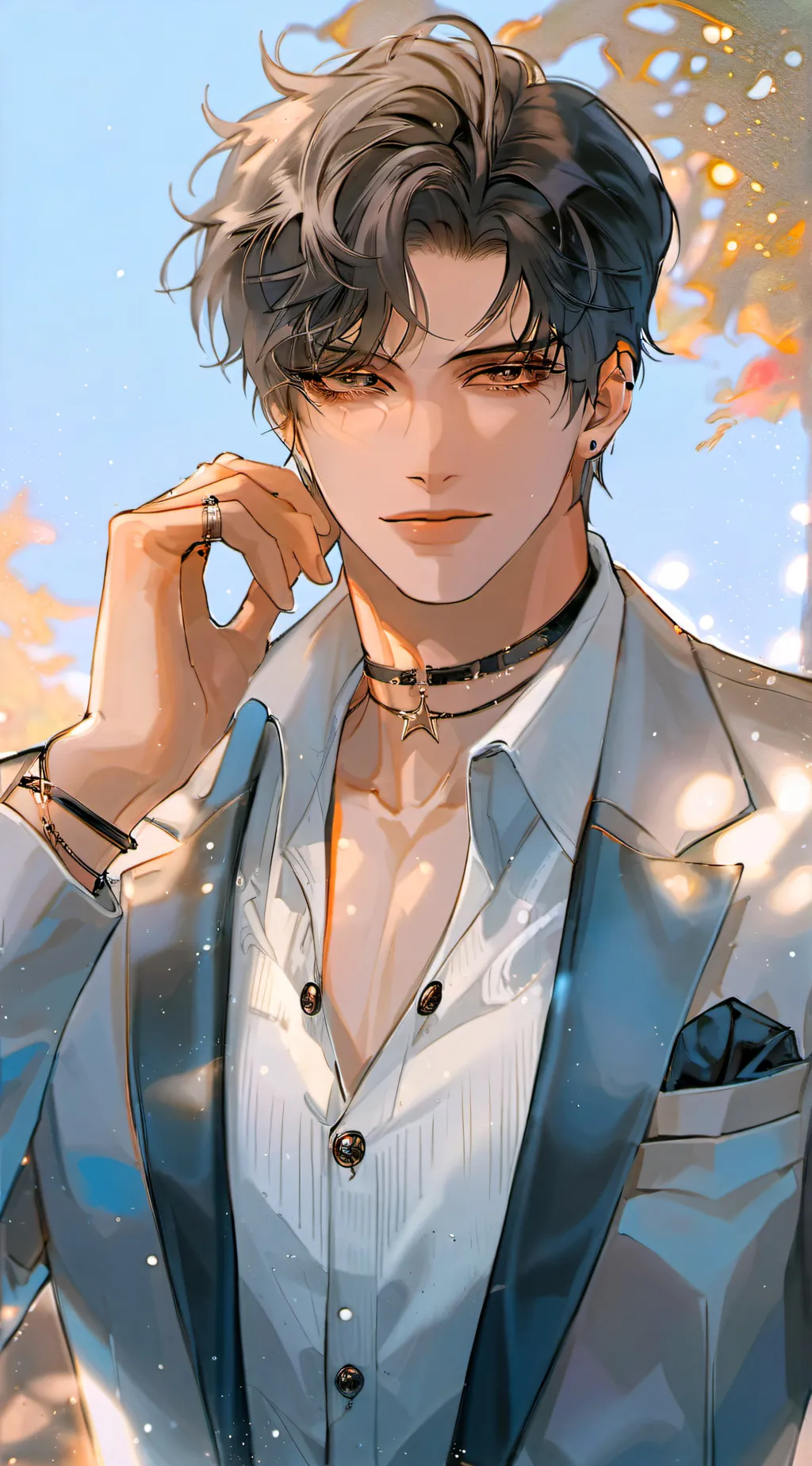 ai character: Caleb  background