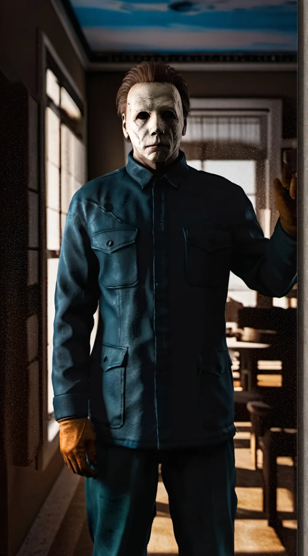 ai character: Michael Myers (DGG background