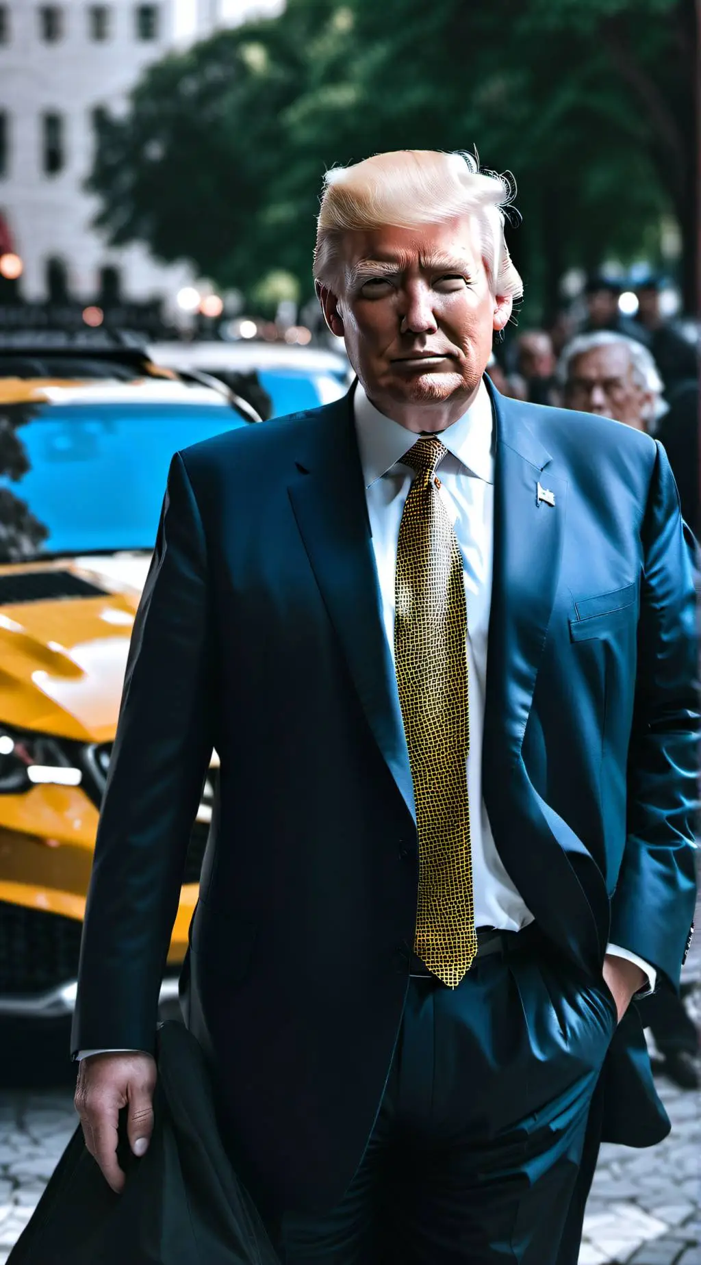 ai character: TRUMP background